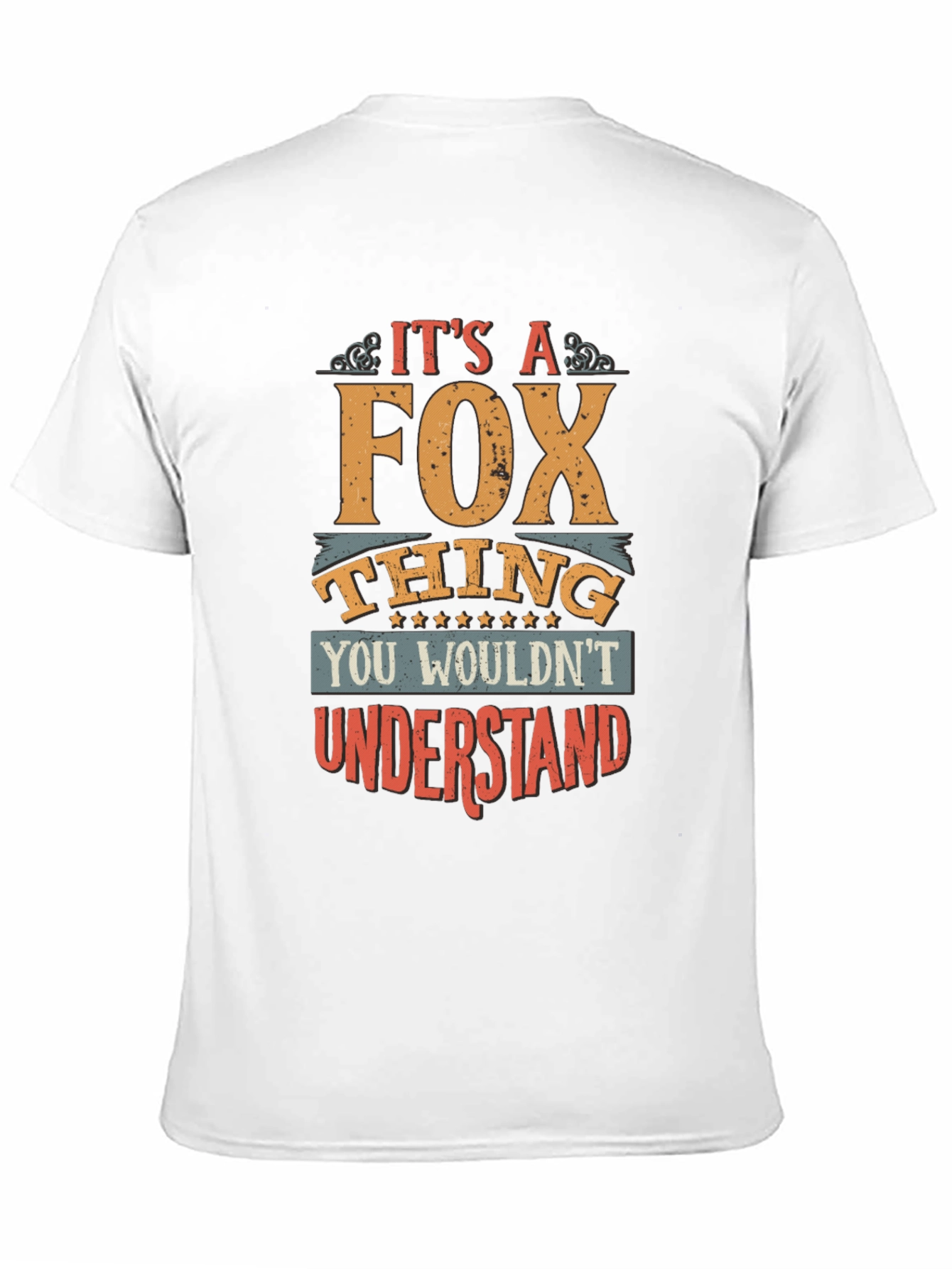 Black It's a Fox Thing T-Shirt view 11