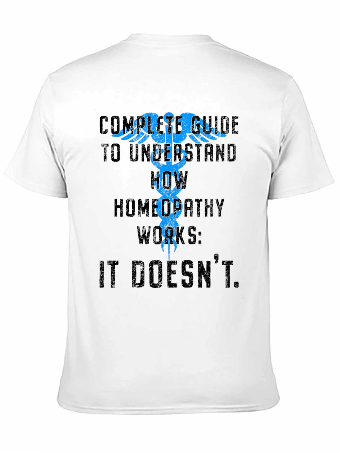 Black Funny Homeopathy T-Shirt - Complete Guide view 11