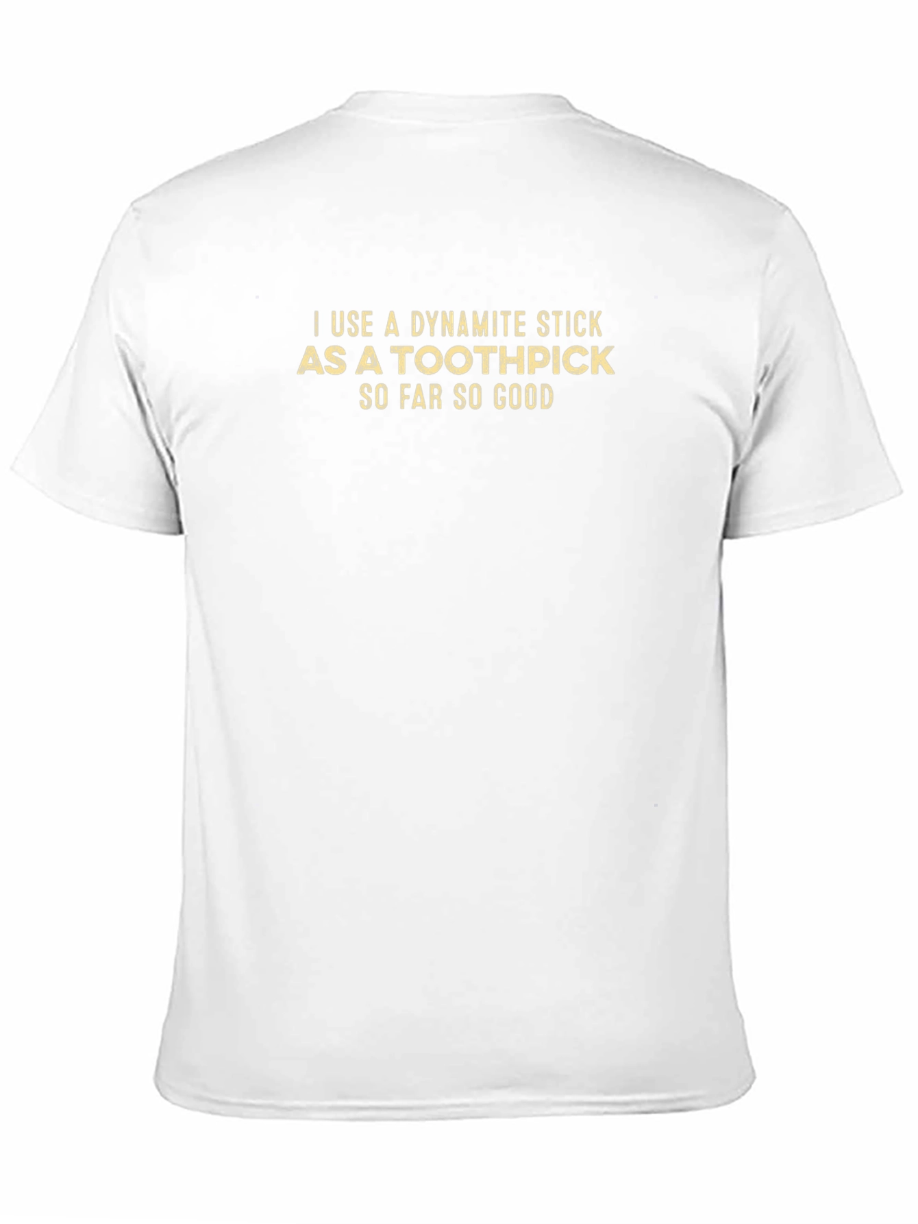 Black Dynamite Stick Toothpick Funny T-Shirt view 11
