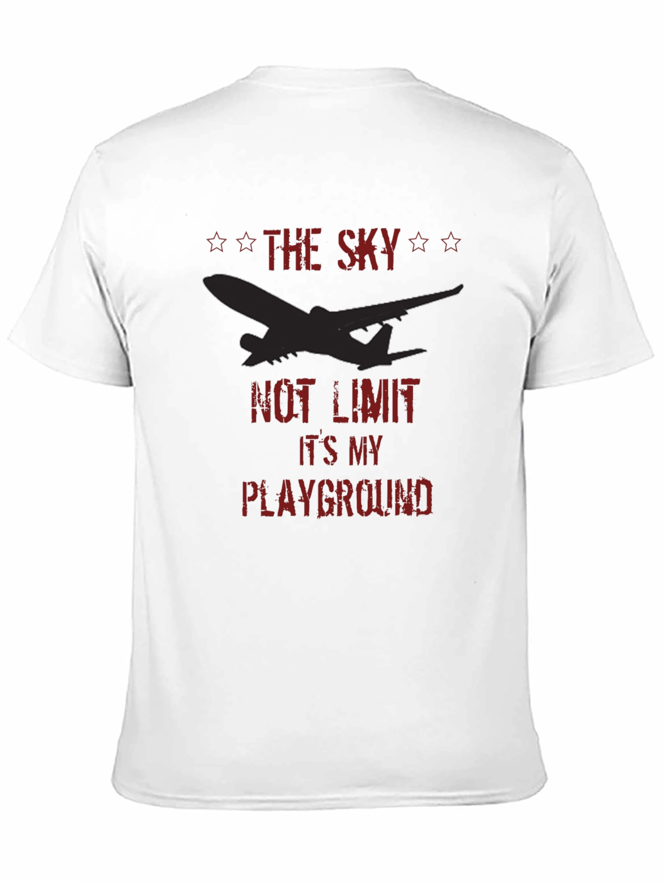 Black The Sky Is My Playground Black T-Shirt view 11