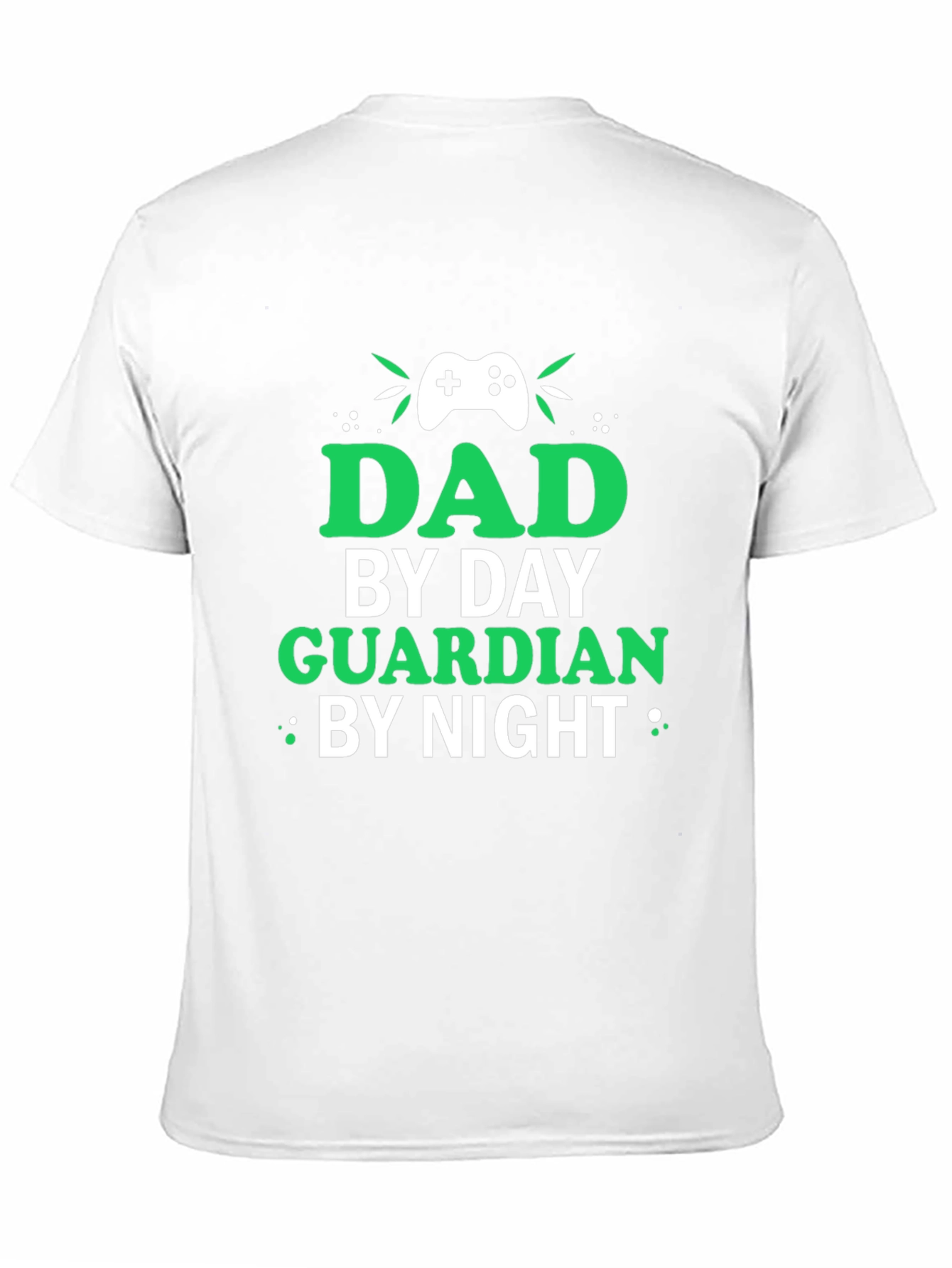 Black Dad By Day Guardian By Night Black T-Shirt view 11