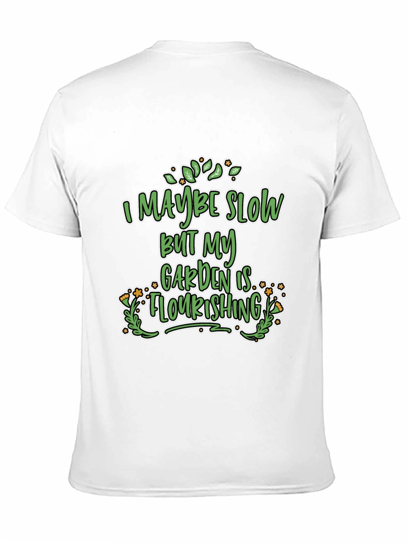 Black Funny Gardener T-Shirt - Garden is Flourishing view 11