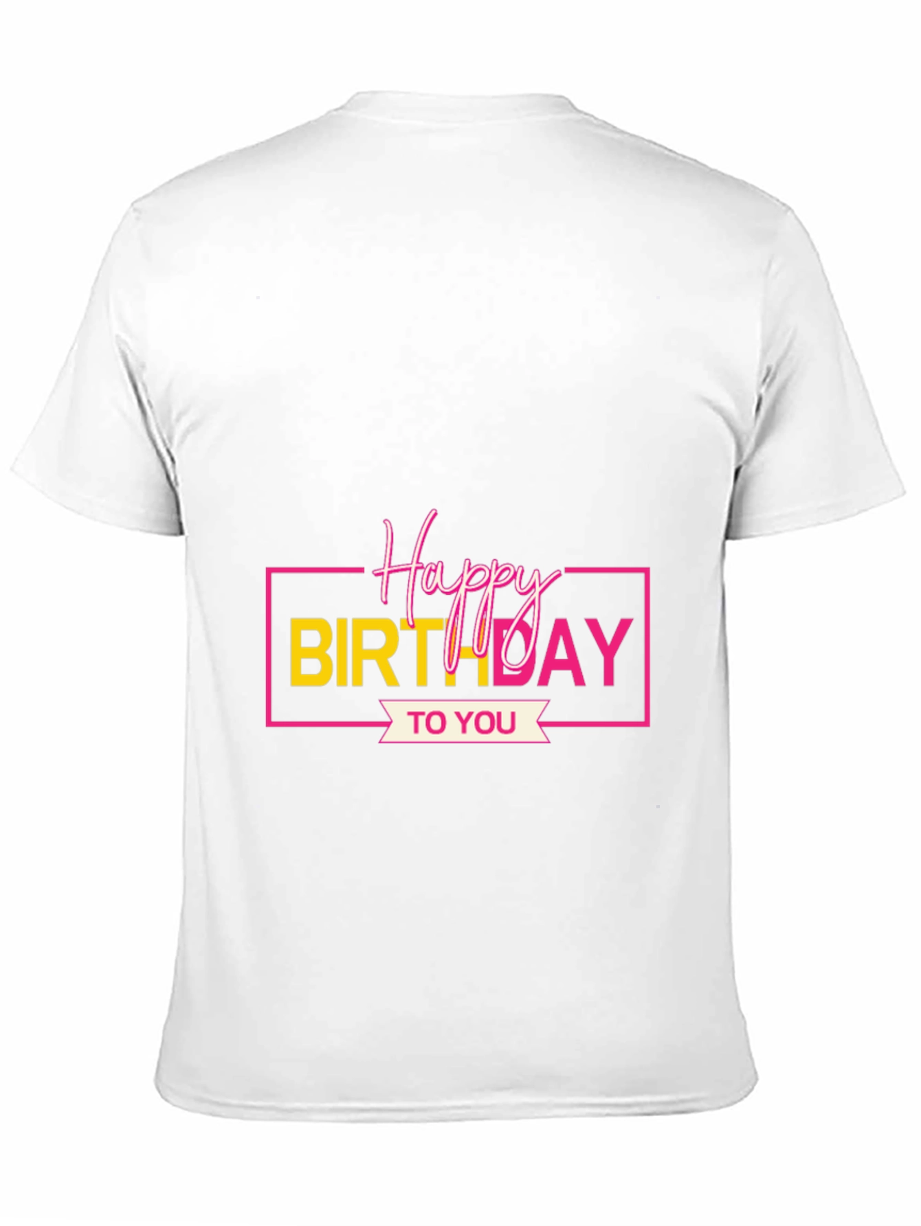 Black Happy Birthday Graphic Tee - Black view 11
