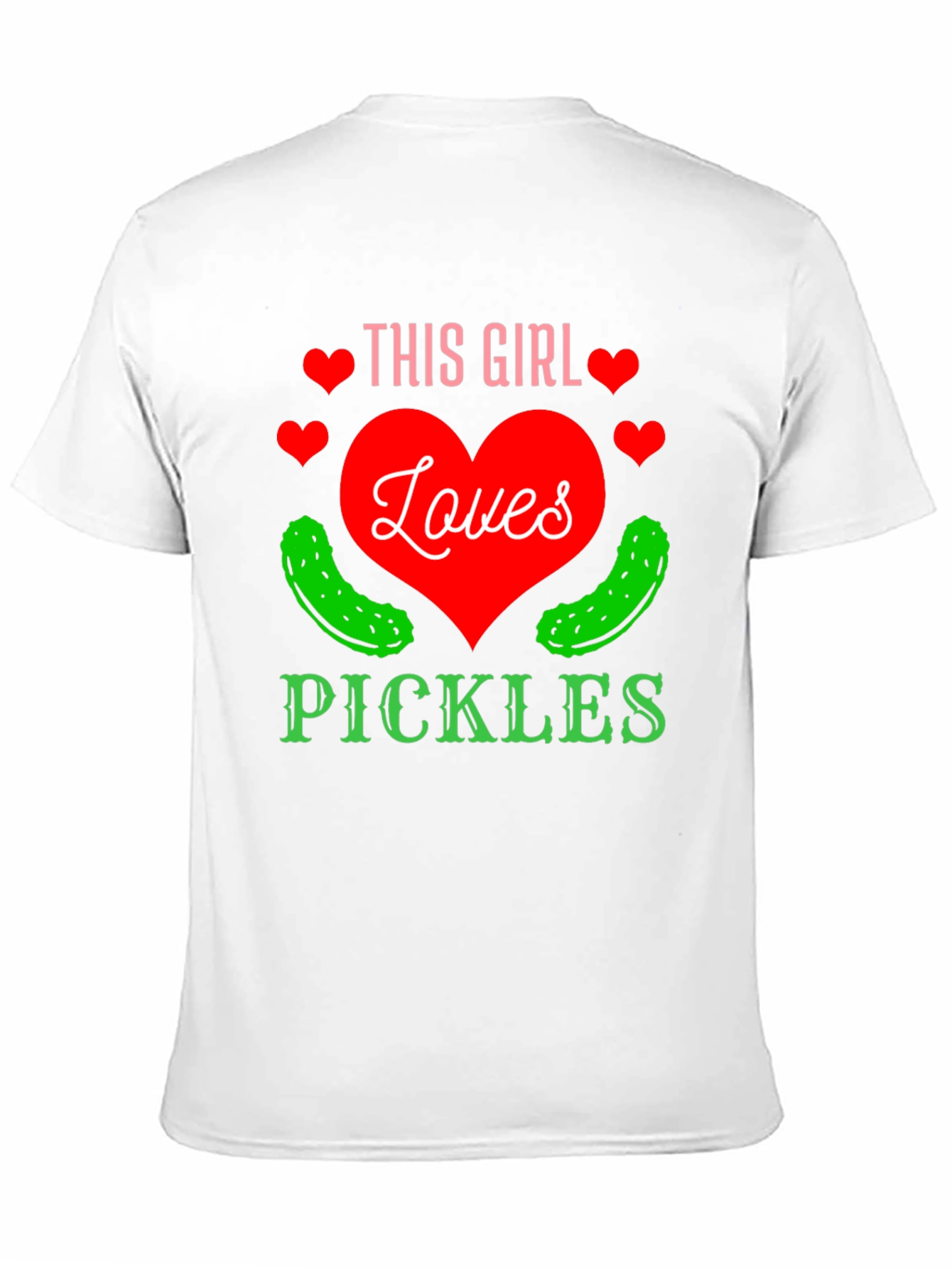 Black This Girl Loves Pickles T-Shirt view 11