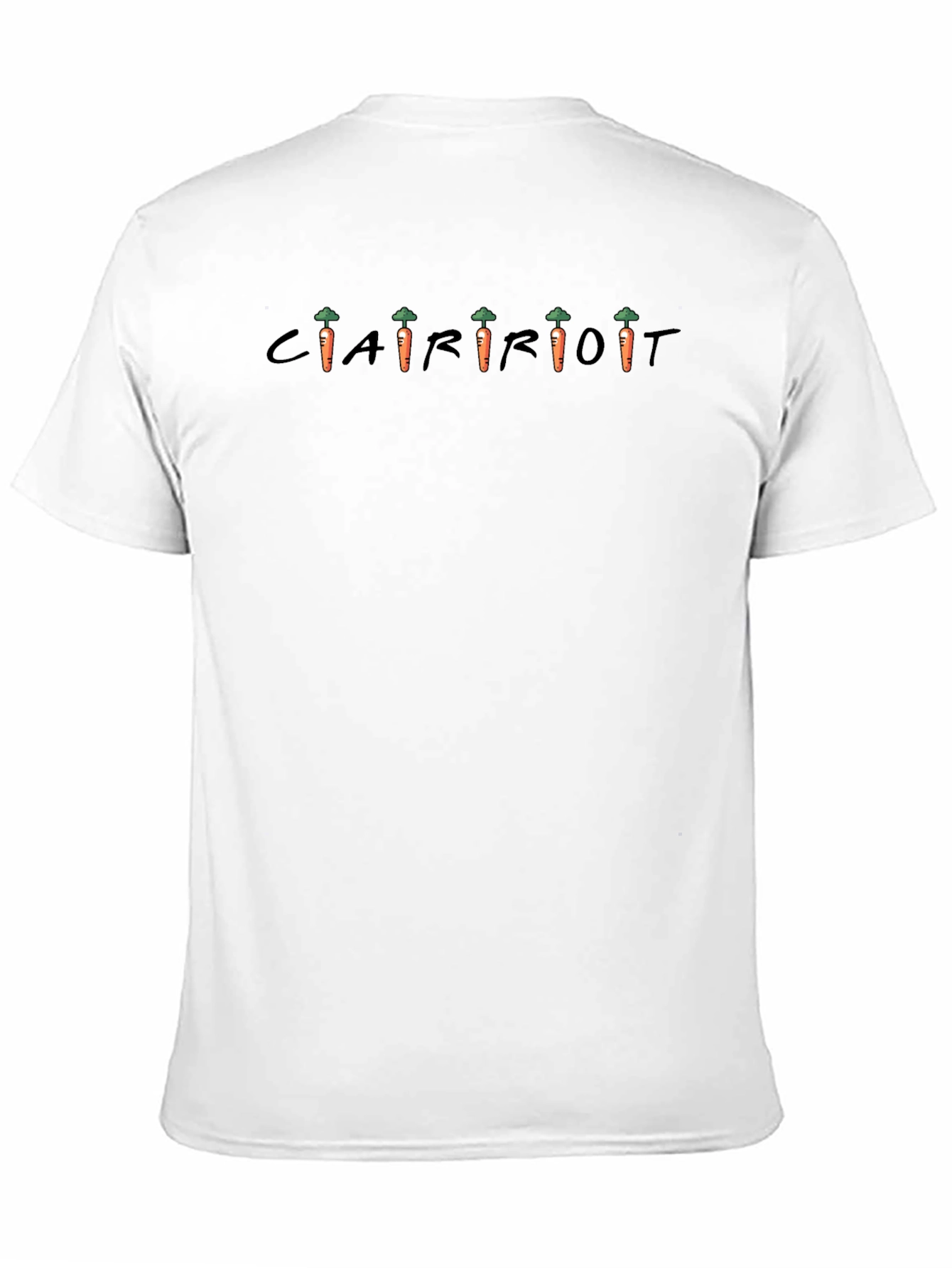 Black Carrot Friends Graphic T-Shirt - Unique Design view 11