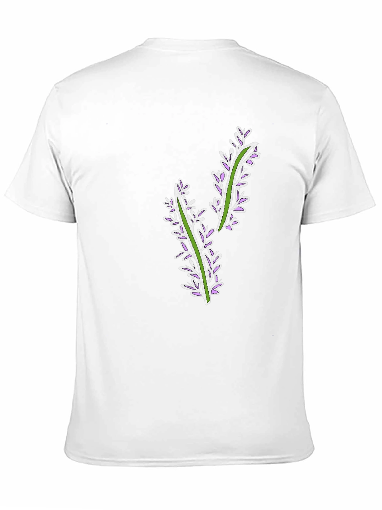 Black Floral Accent Black Tee view 11