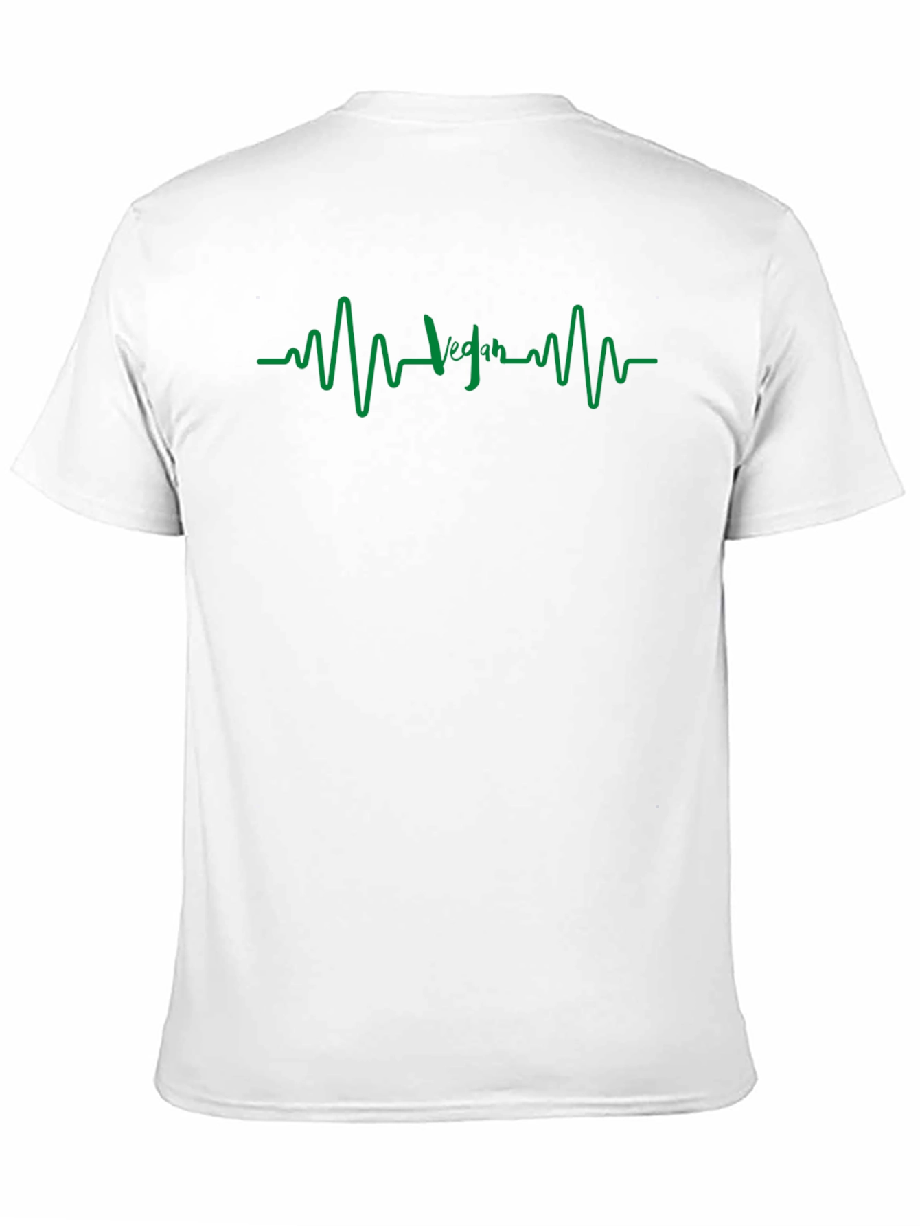 Black Vegan Heartbeat T-Shirt - Stylish & Comfortable view 11