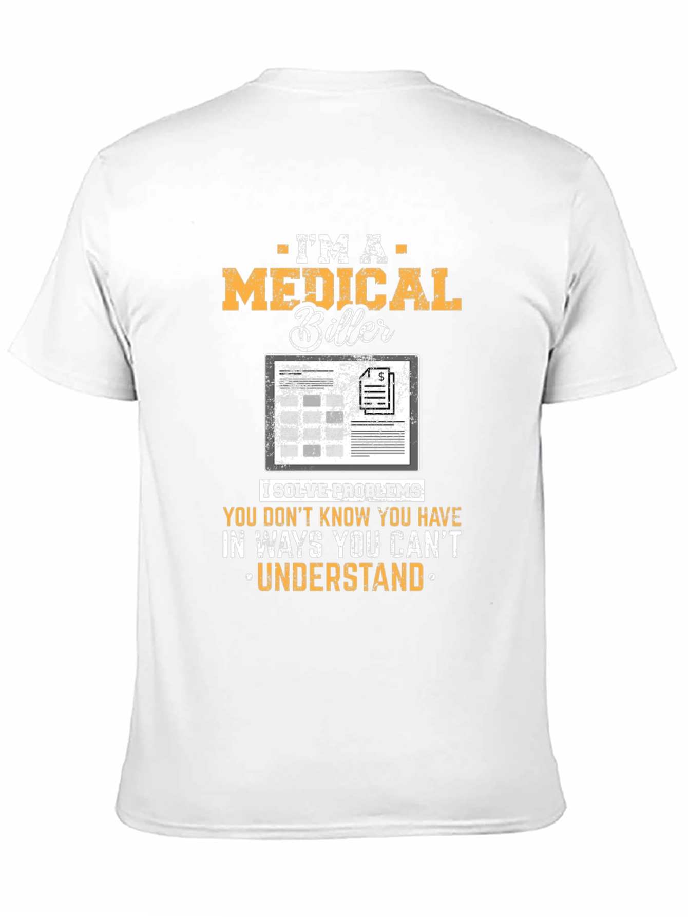 Black Medical Biller Graphic T-Shirt view 11