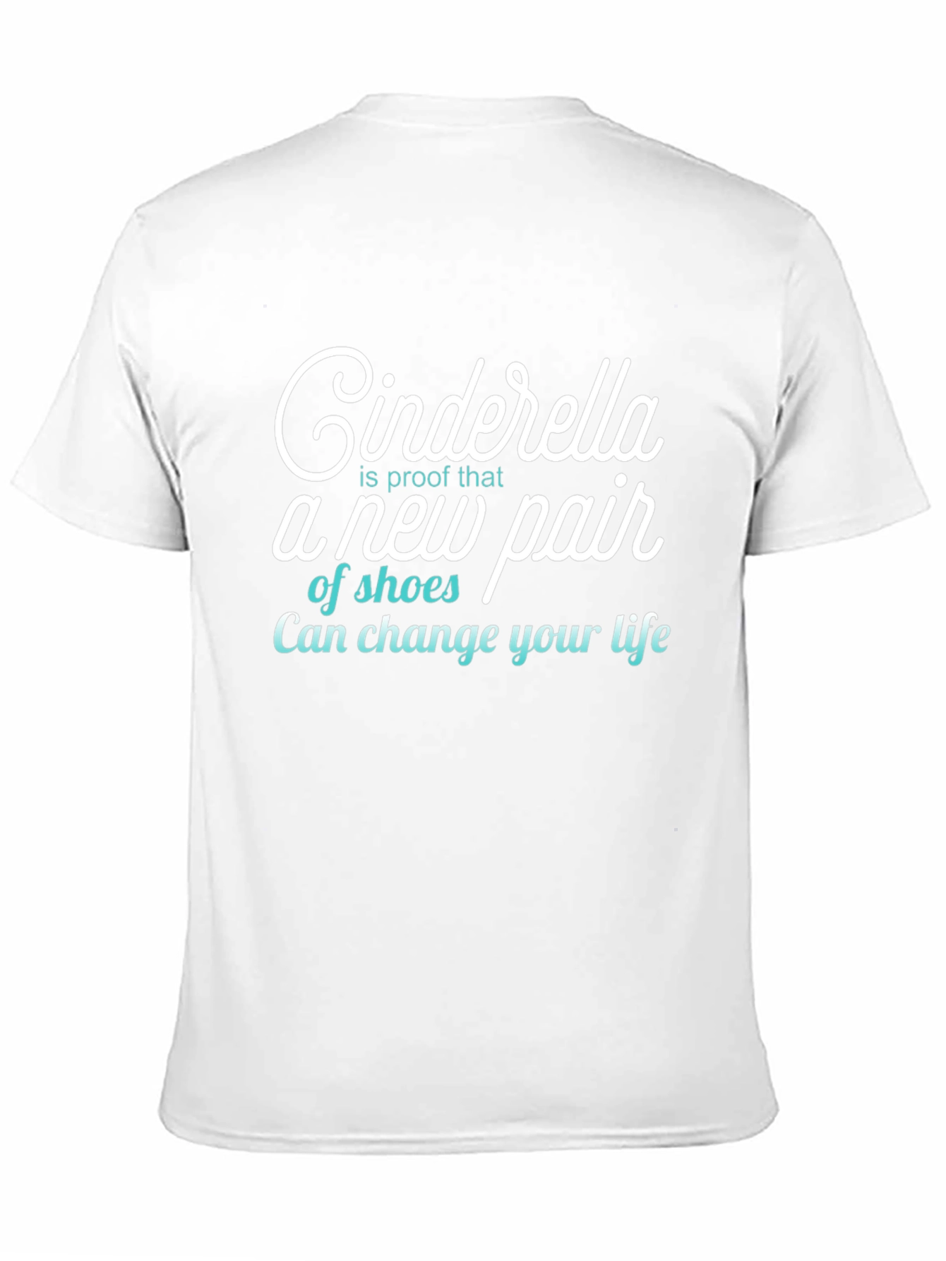 Black Cinderella Shoes T-Shirt, Funny Women's Tee view 11