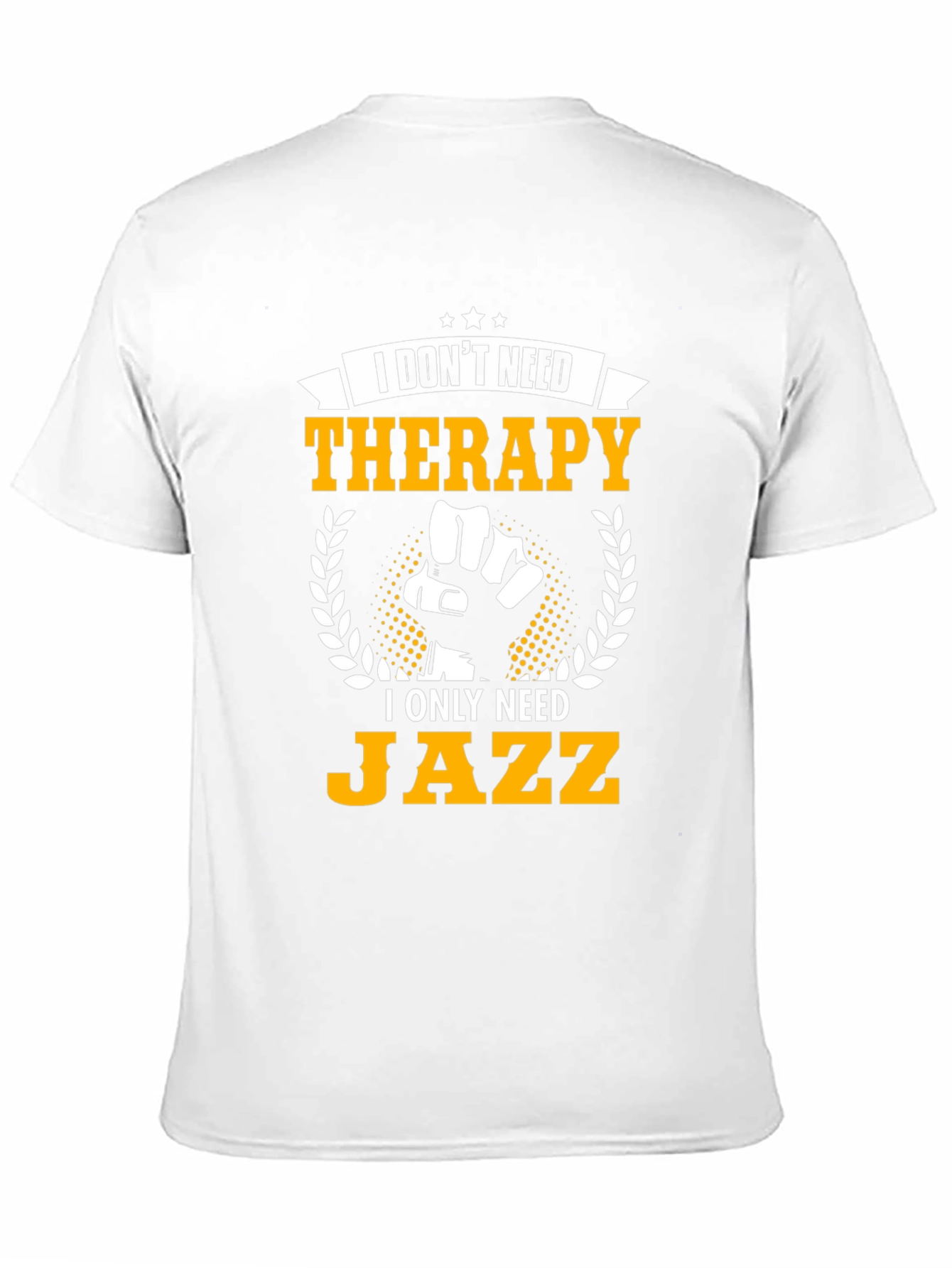 Black Jazz Therapy T-Shirt: Music Lover Graphic Tee view 11