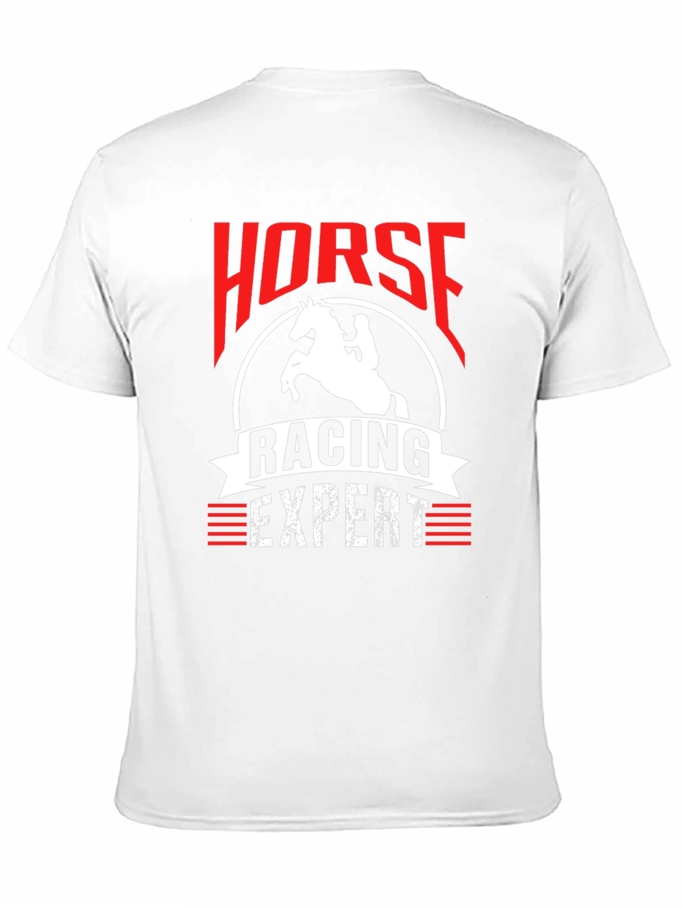 Black Horse Racing Expert T-Shirt - Unique Design view 11