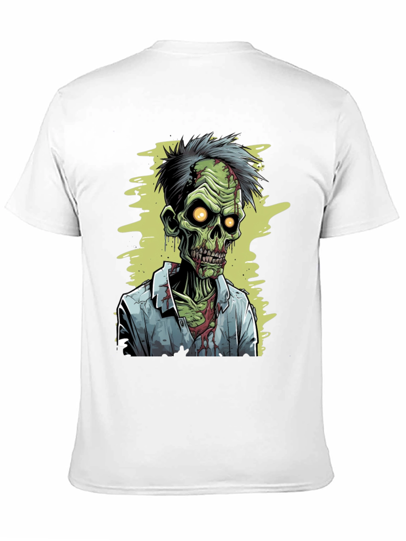Black Zombie Cartoon Graphic Tee view 11
