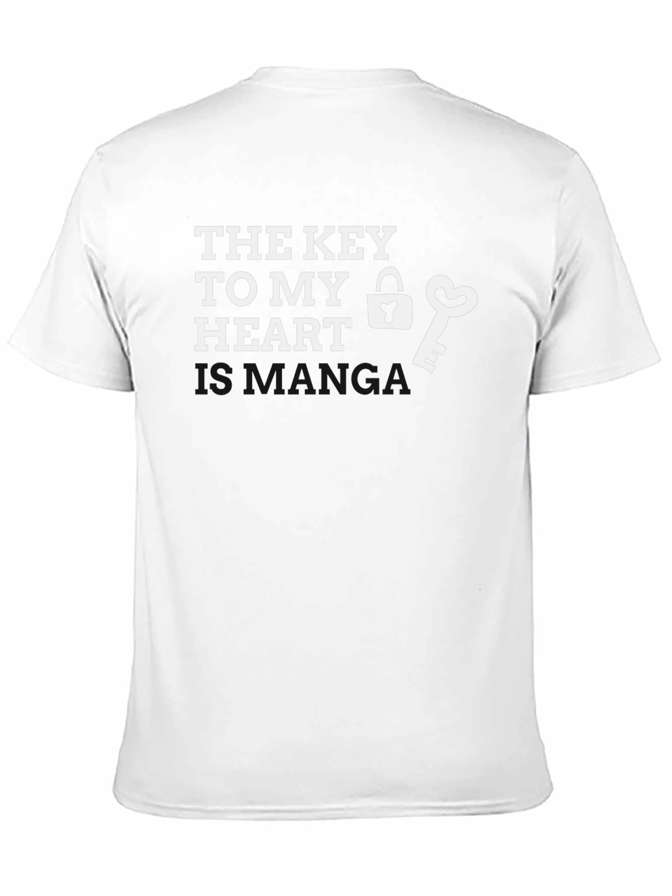 Black Key to My Heart Graphic T-Shirt view 11