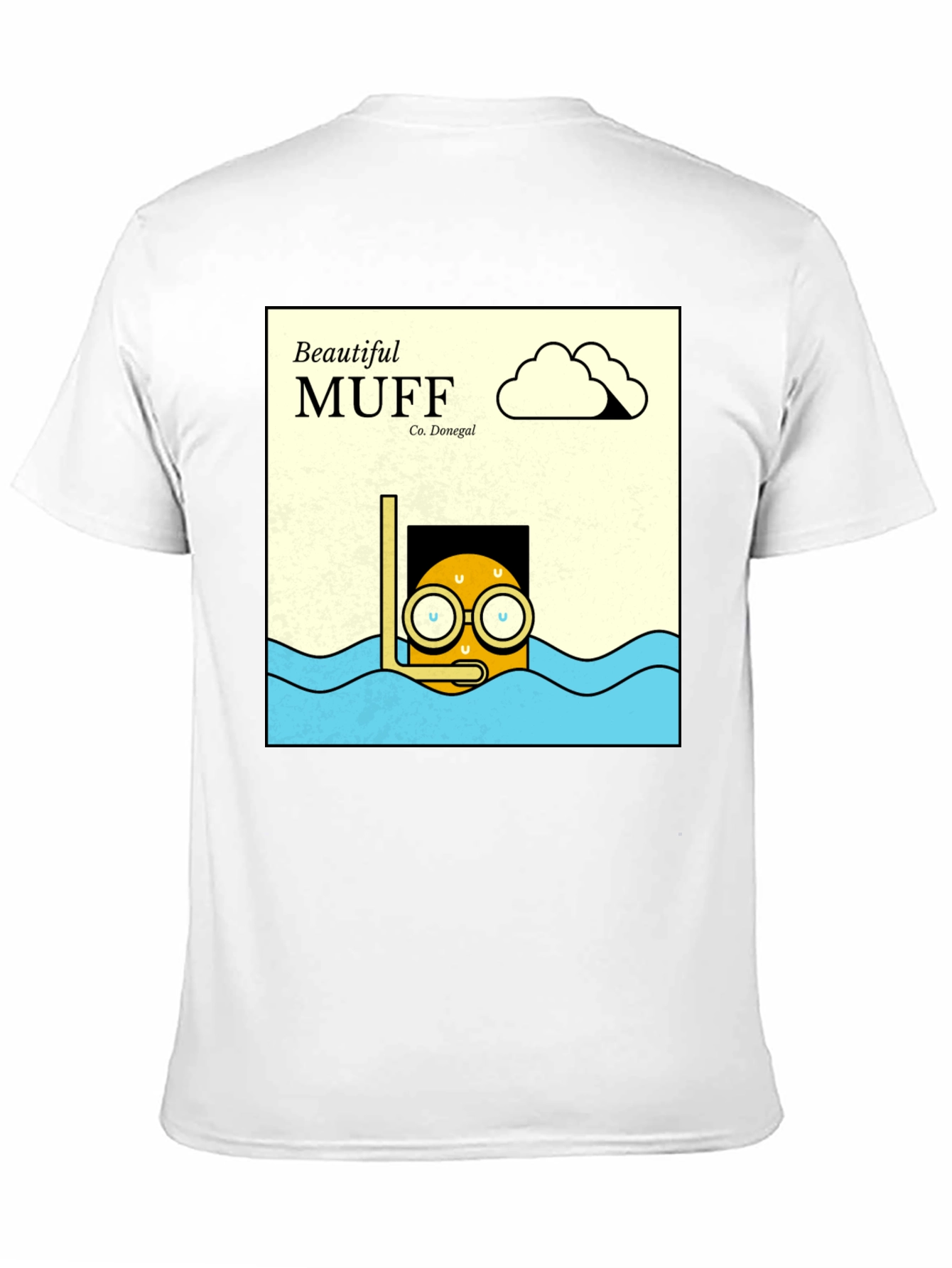 Black Beautiful Muff Diving T-Shirt view 11