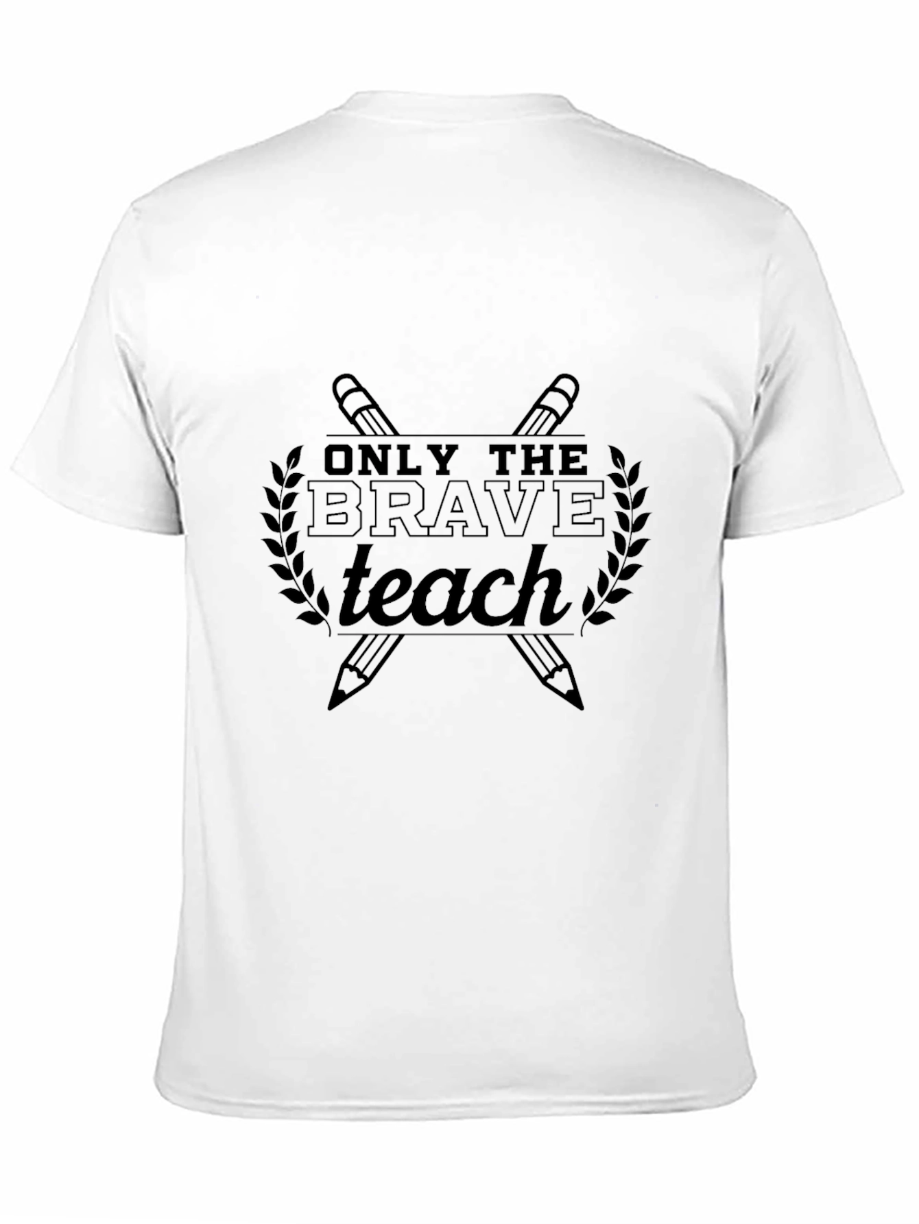 Black Only The Brave Teach Graphic Tee view 11