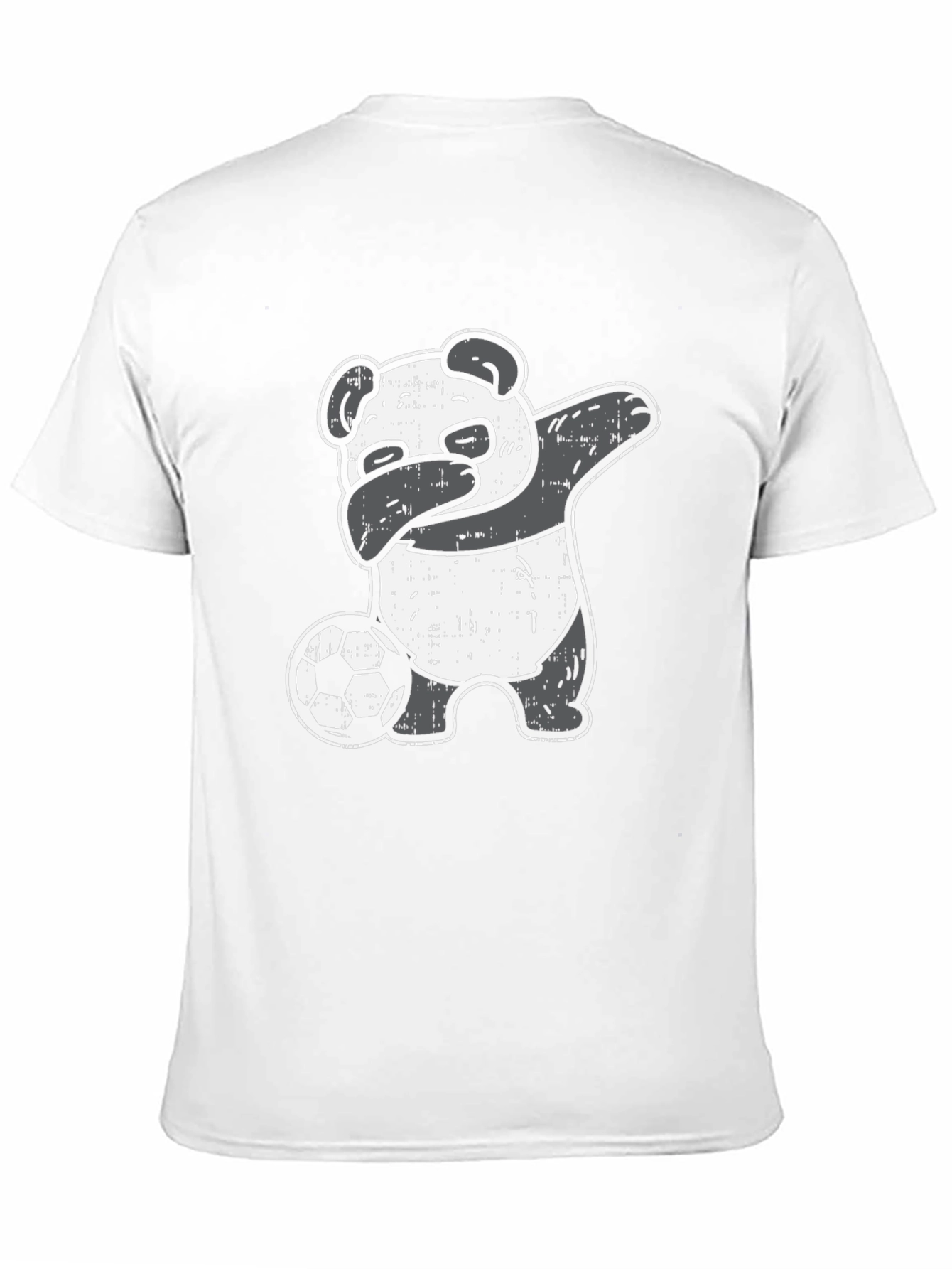Black Panda Soccer Dab T-Shirt view 11