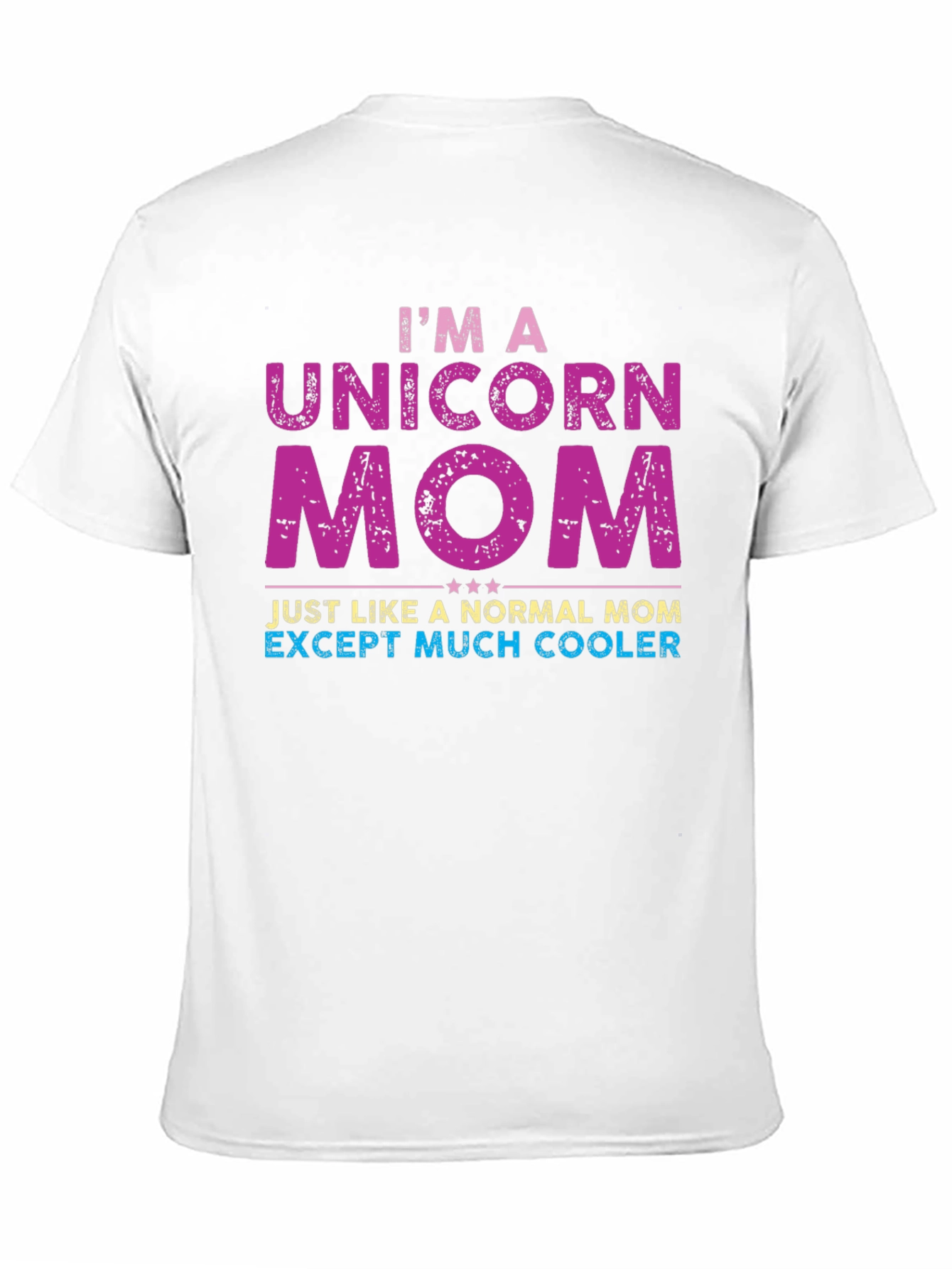 Black Unicorn Mom T-Shirt - Much Cooler Than Normal! view 11