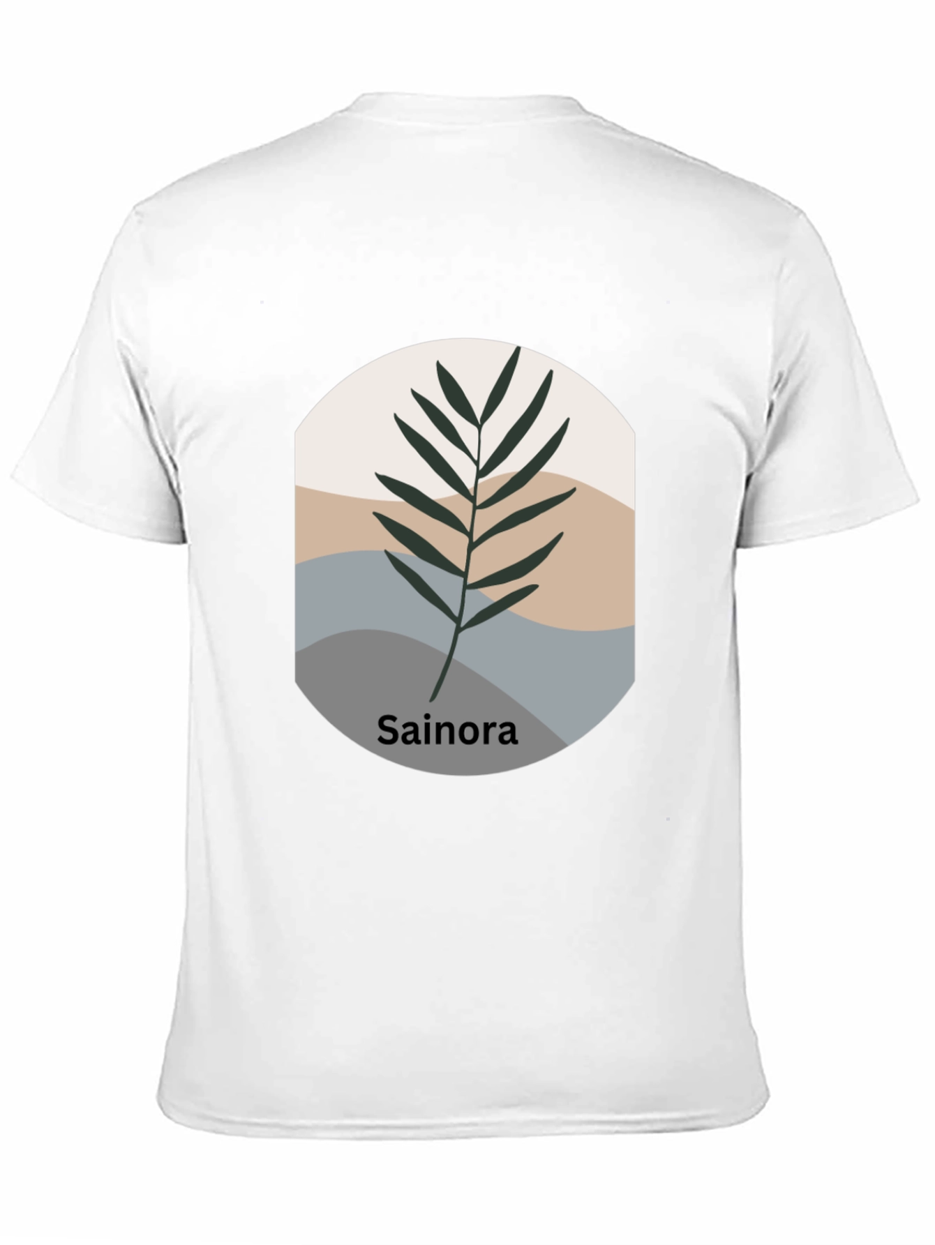Black Botanical Print Black T-Shirt - Sainora view 11
