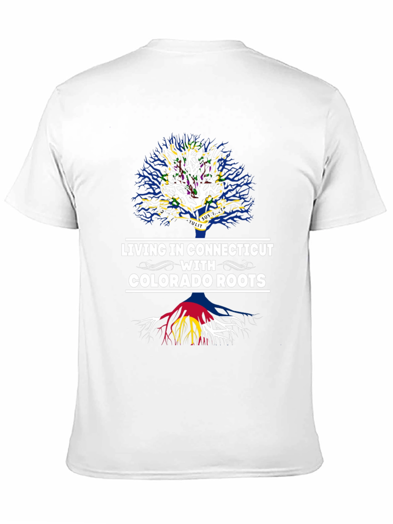 Black Connecticut Living Colorado Roots T-Shirt view 11