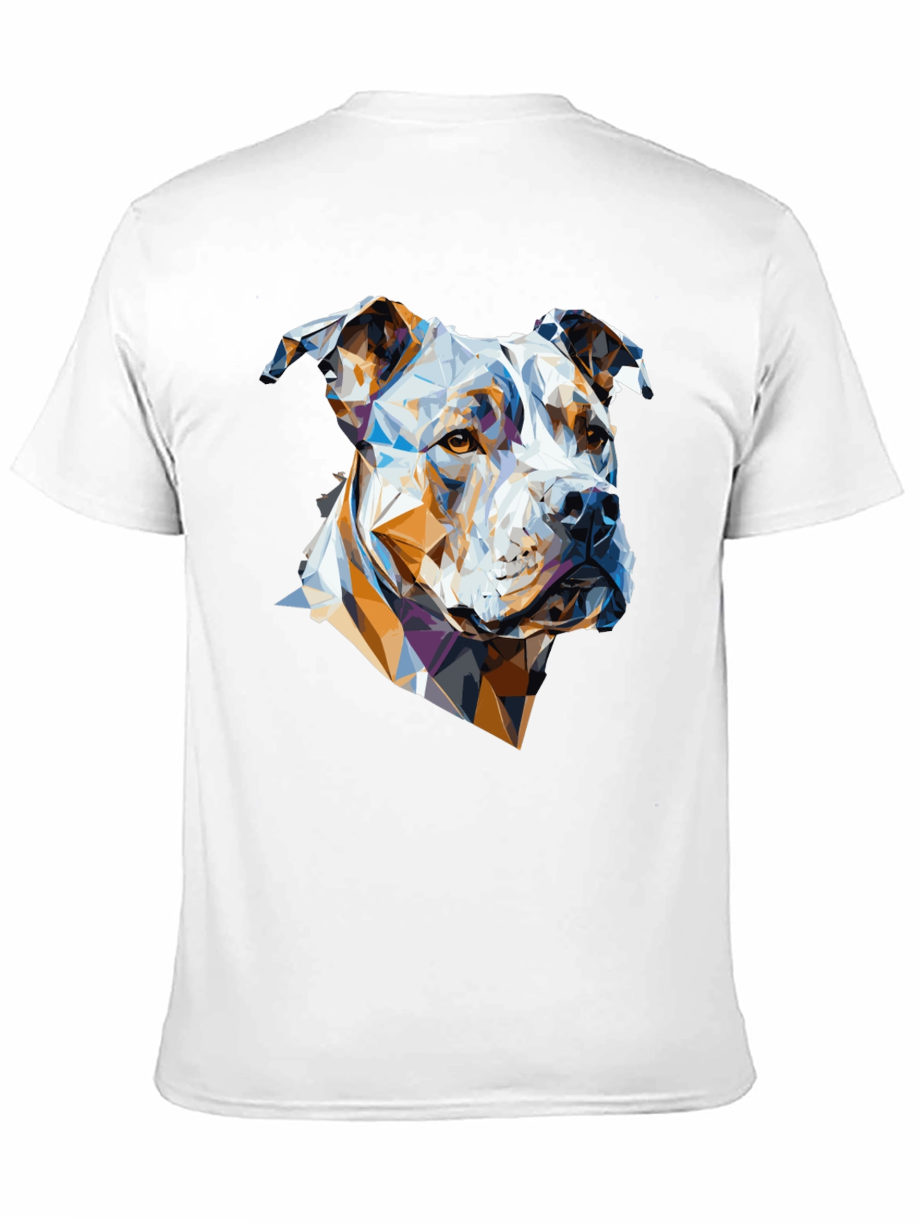 Black Geometric Dog Graphic Tee - Modern Canine Art view 11