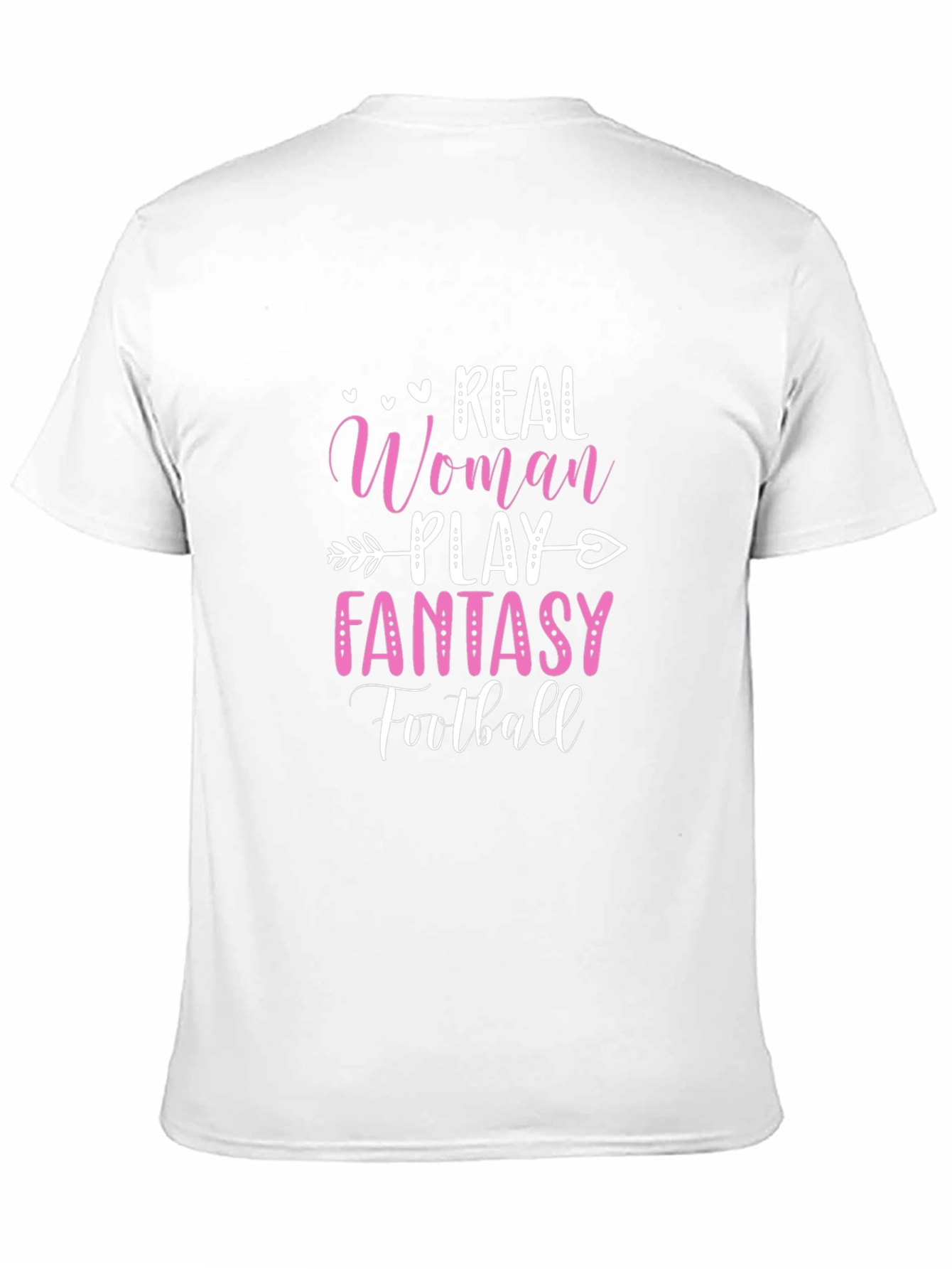 Black Real Woman Play Fantasy Football Graphic Tee view 11