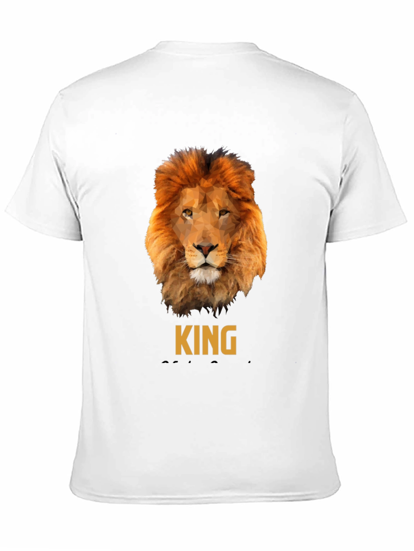 Black Lion King Graphic T-Shirt - Premium Cotton Tee view 11