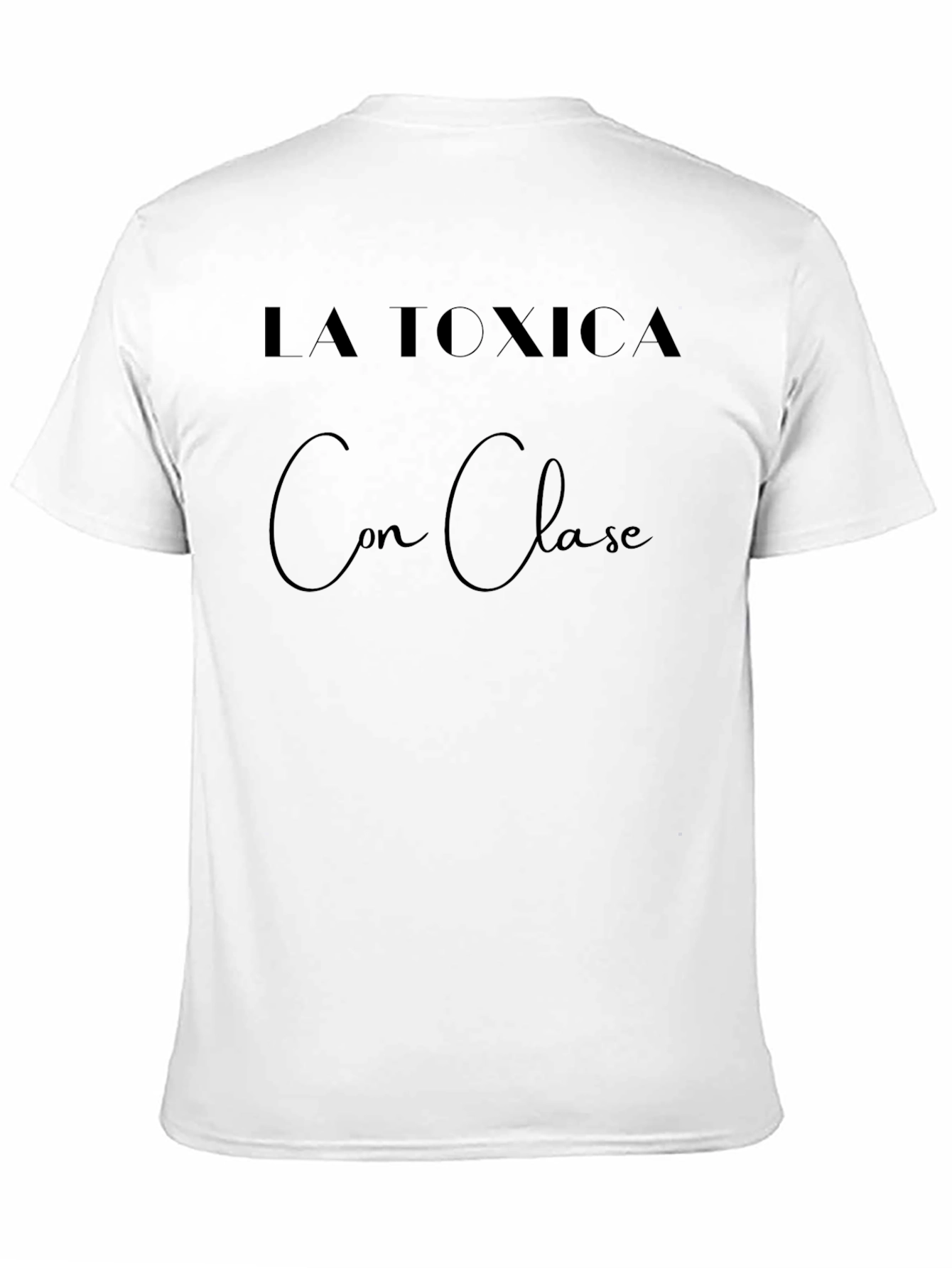 Black La Toxica Con Clase Black Graphic Tee view 11