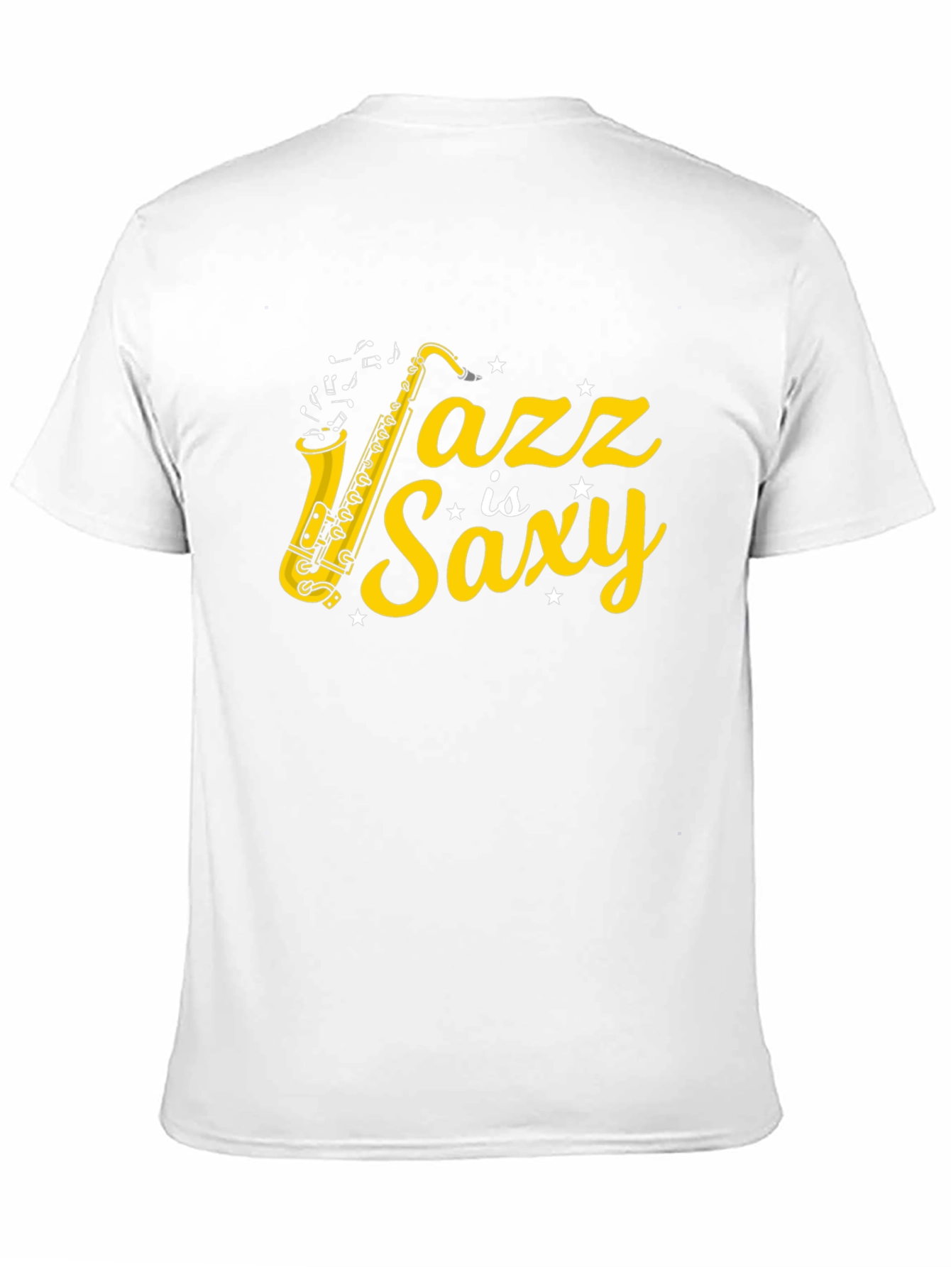 Black Jazz is Saxy Graphic T-Shirt view 11