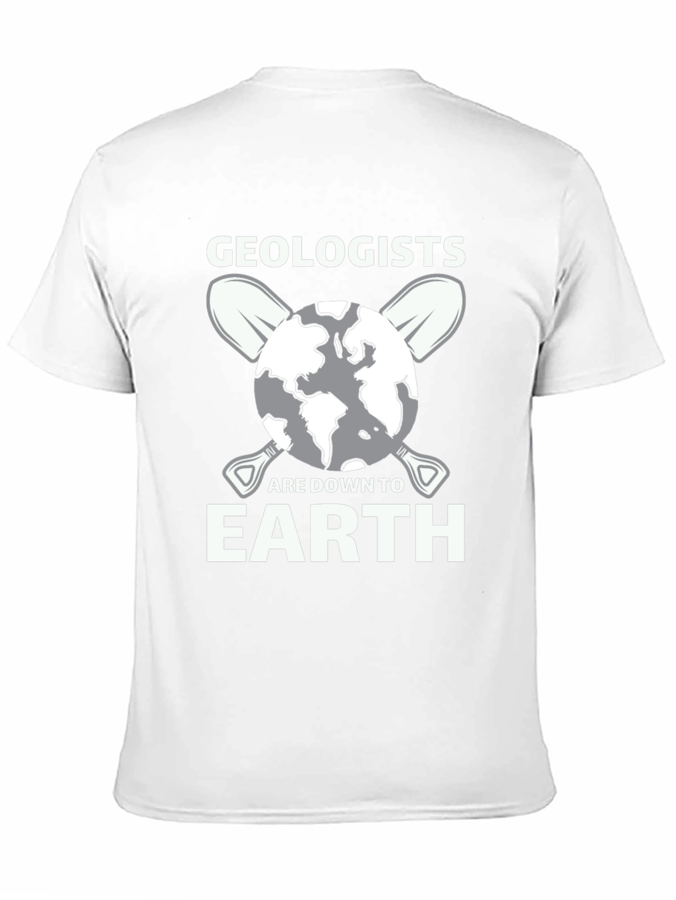 Black Geologist Down to Earth Graphic T-Shirt view 11
