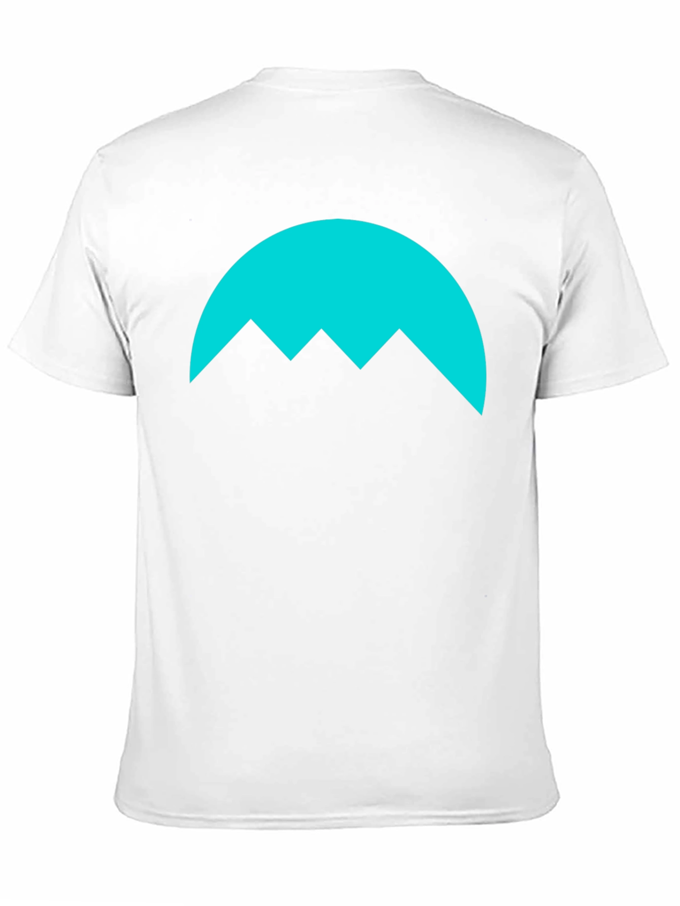 Black Minimalist Mountain Graphic Tee - Black view 11