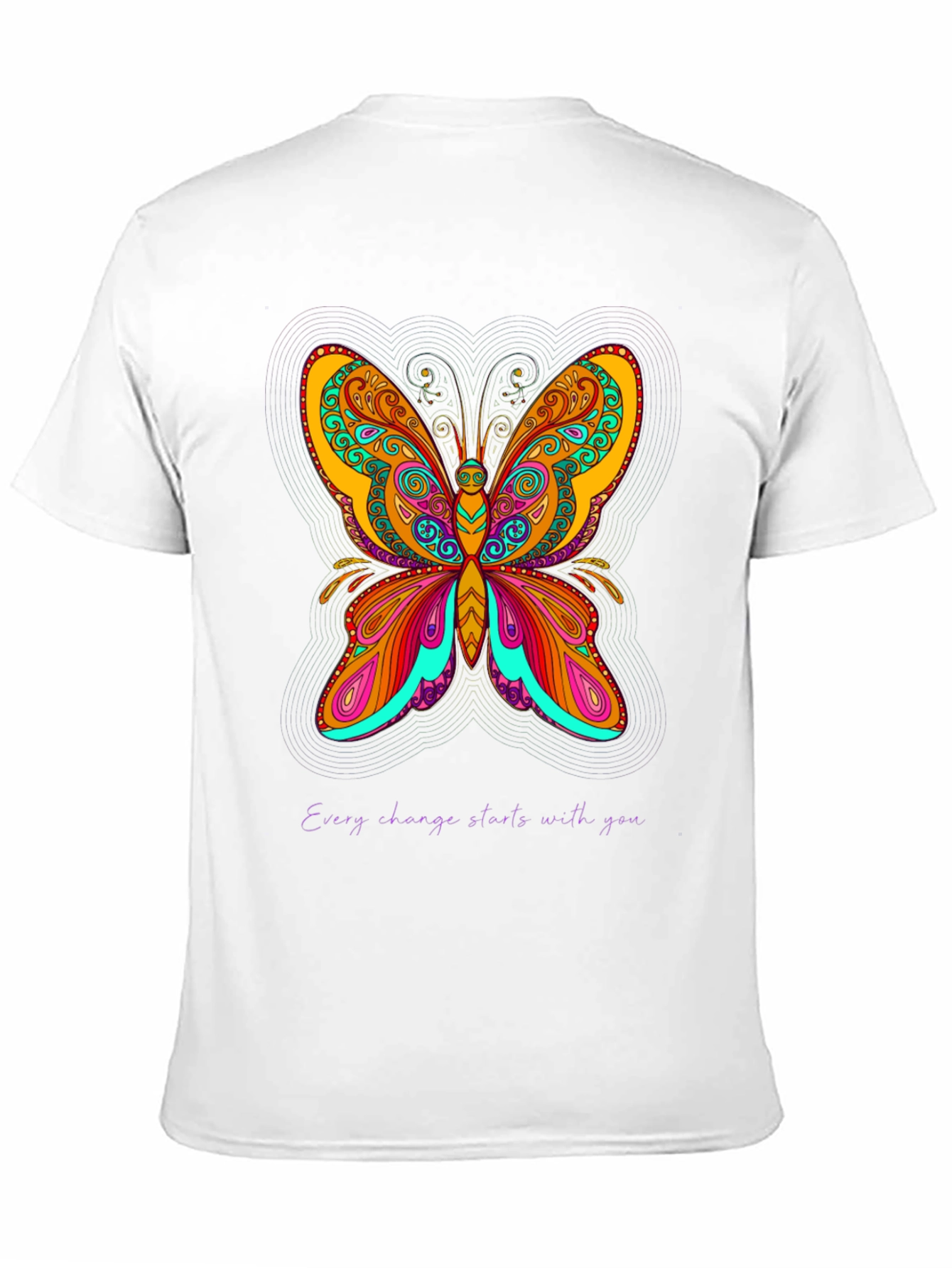 Black Butterfly Change T-Shirt view 11