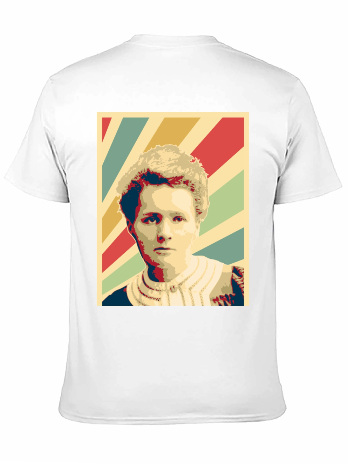 Black Retro Portrait Graphic T-Shirt - Unisex Fashion Tee view 11