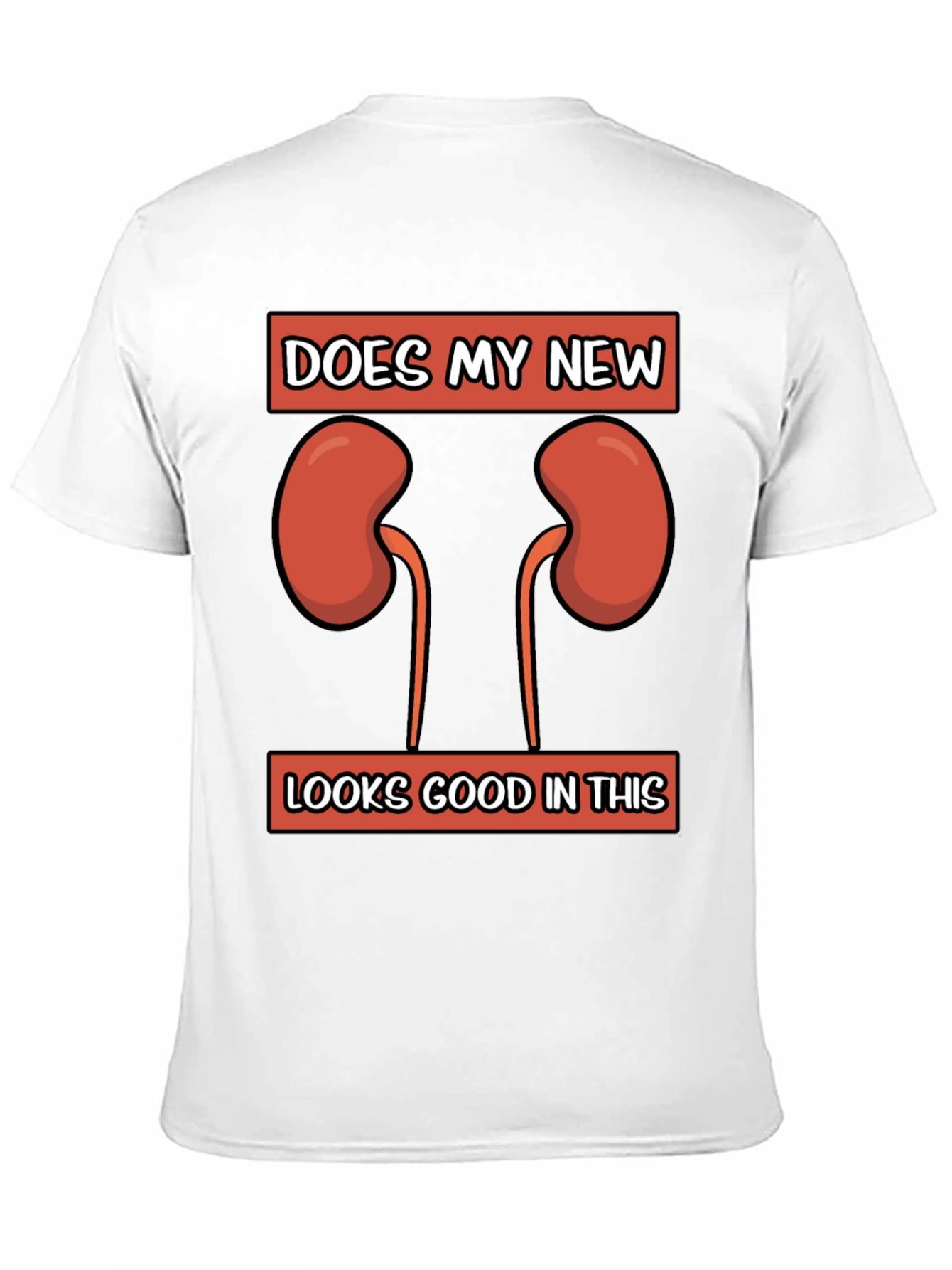 Black Kidney Graphic Novelty T-Shirt view 11