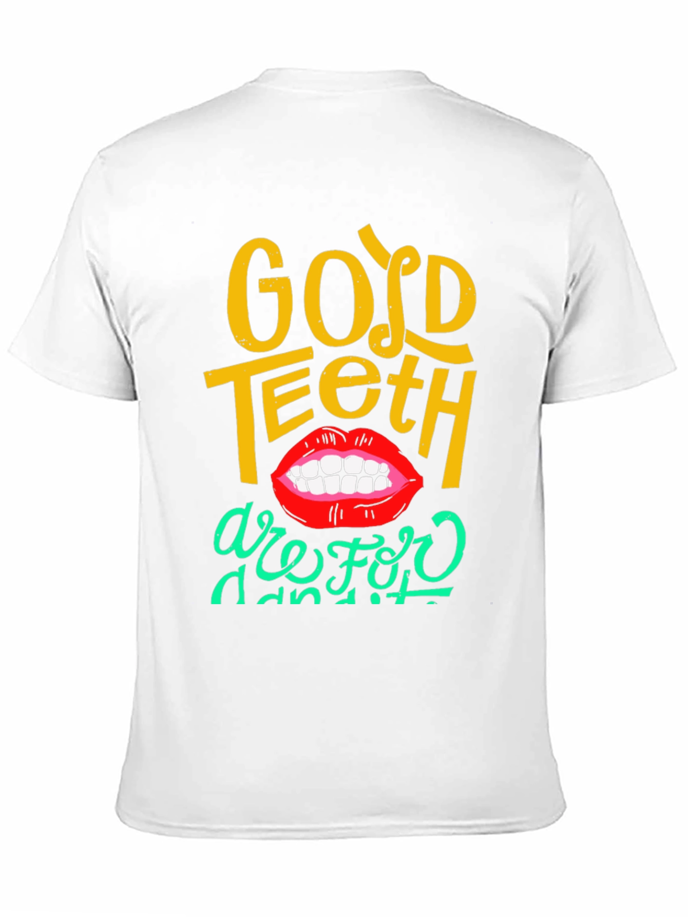 Black Good Teeth T-Shirt - Fun Dental Humor Tee view 11