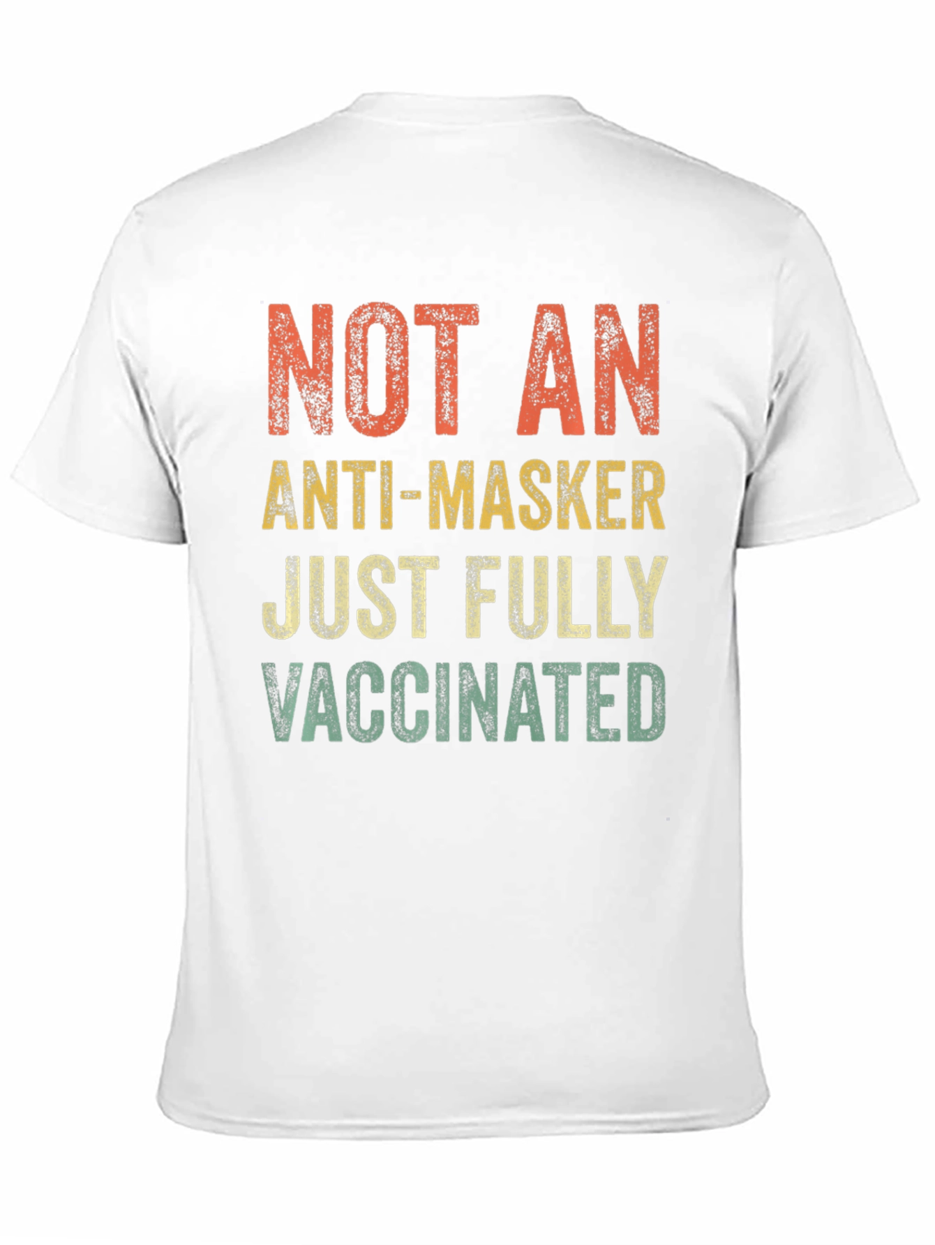 Black Fully Vaccinated T-Shirt - Anti Masker Alternative view 11