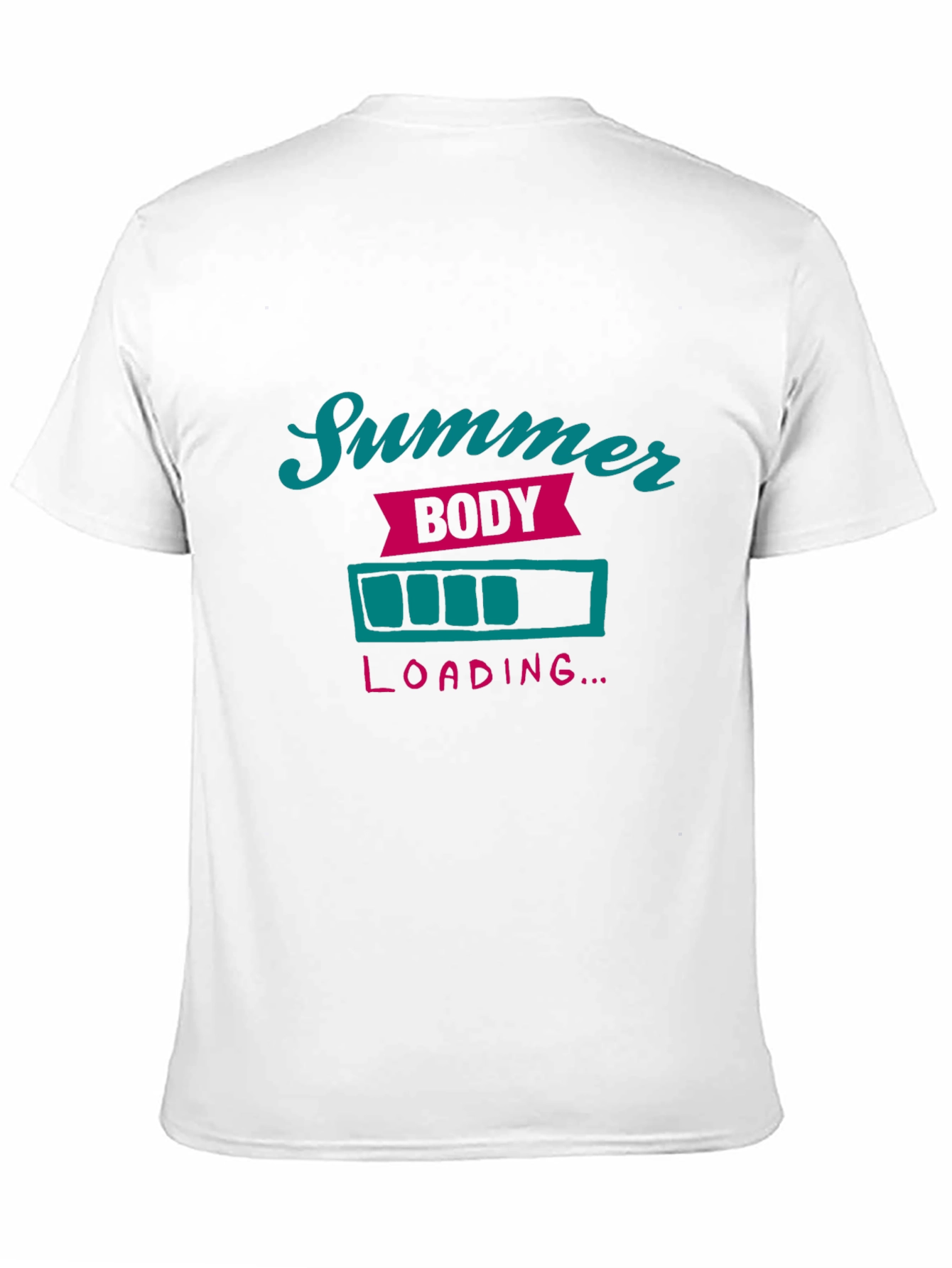 Black Summer Body Loading T-Shirt view 11