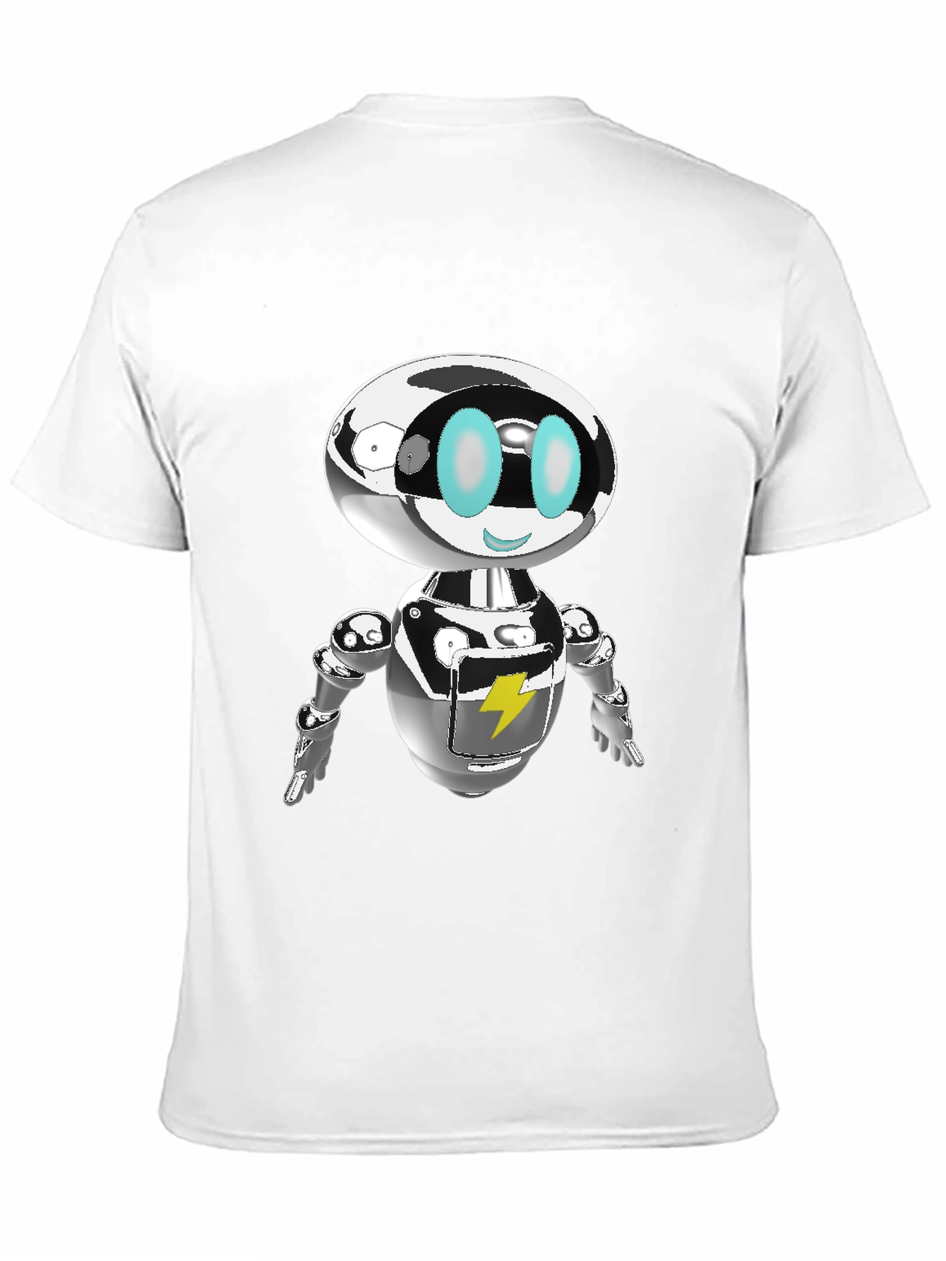 Black Retro Robot Graphic Tee - Sci-Fi Cool view 11