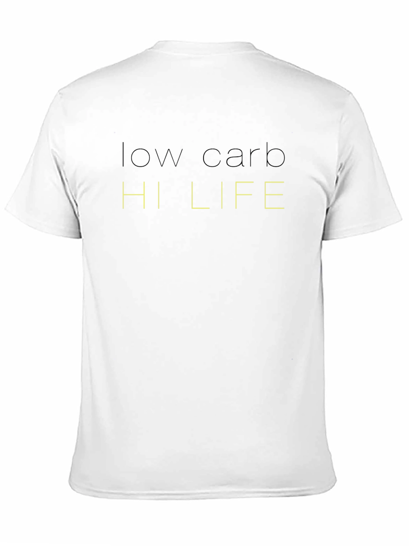 Black Low Carb Hi Life T-Shirt view 11
