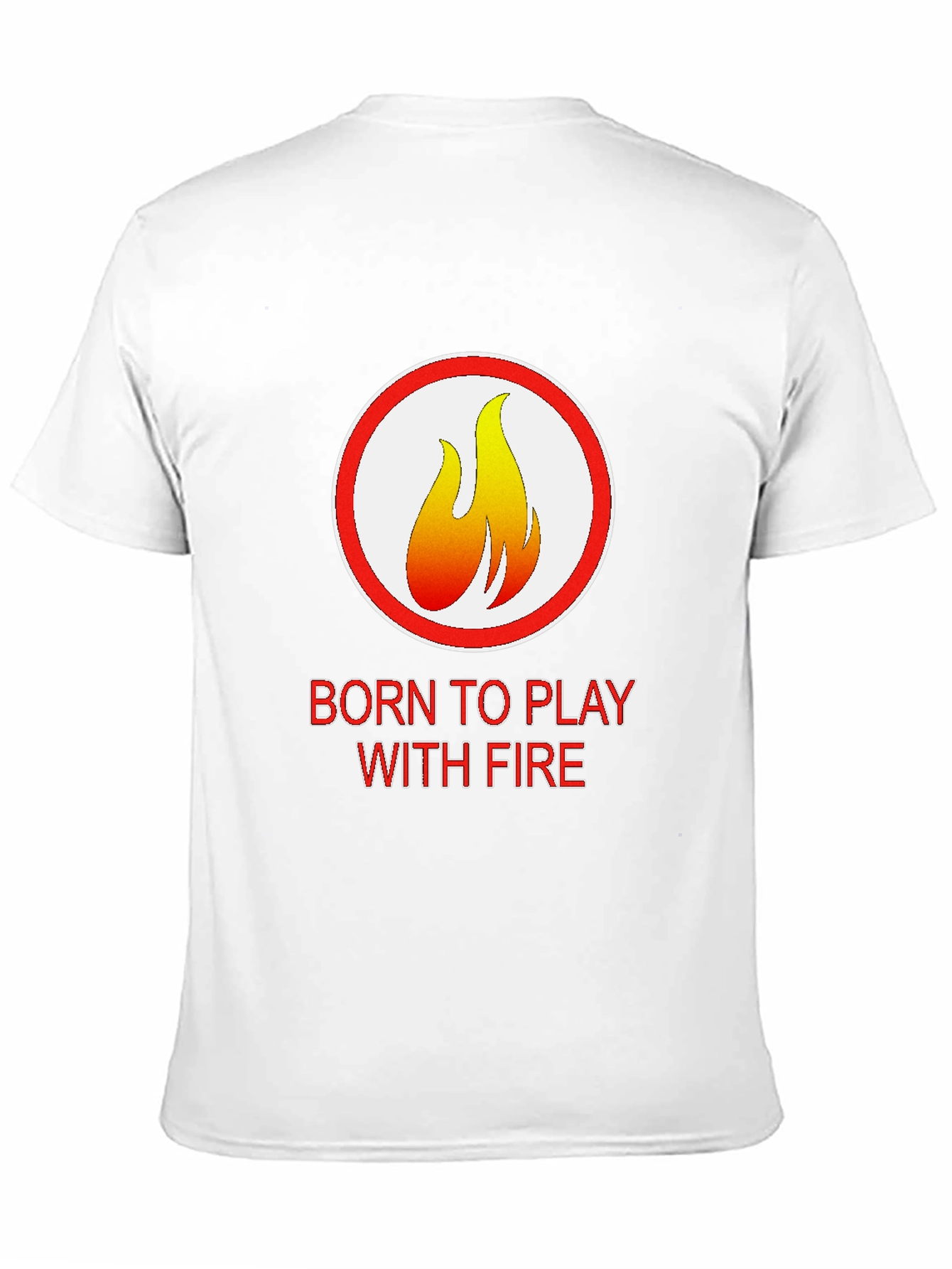 Black Born to Play With Fire Graphic Tee view 11