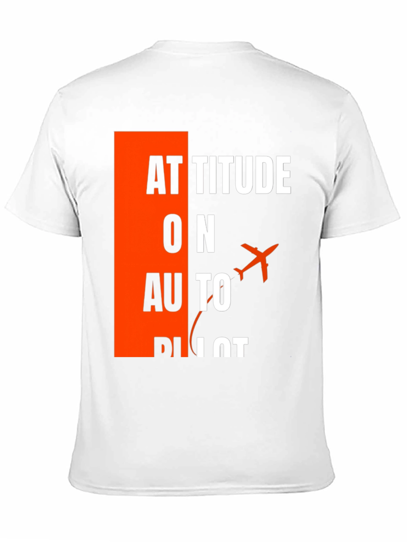 Black Attitude on Autopilot Black T-Shirt - Aviation Enthusiast view 11