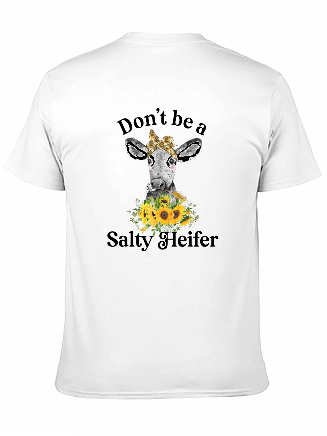 Black Salty Heifer Cow Graphic Tee view 11