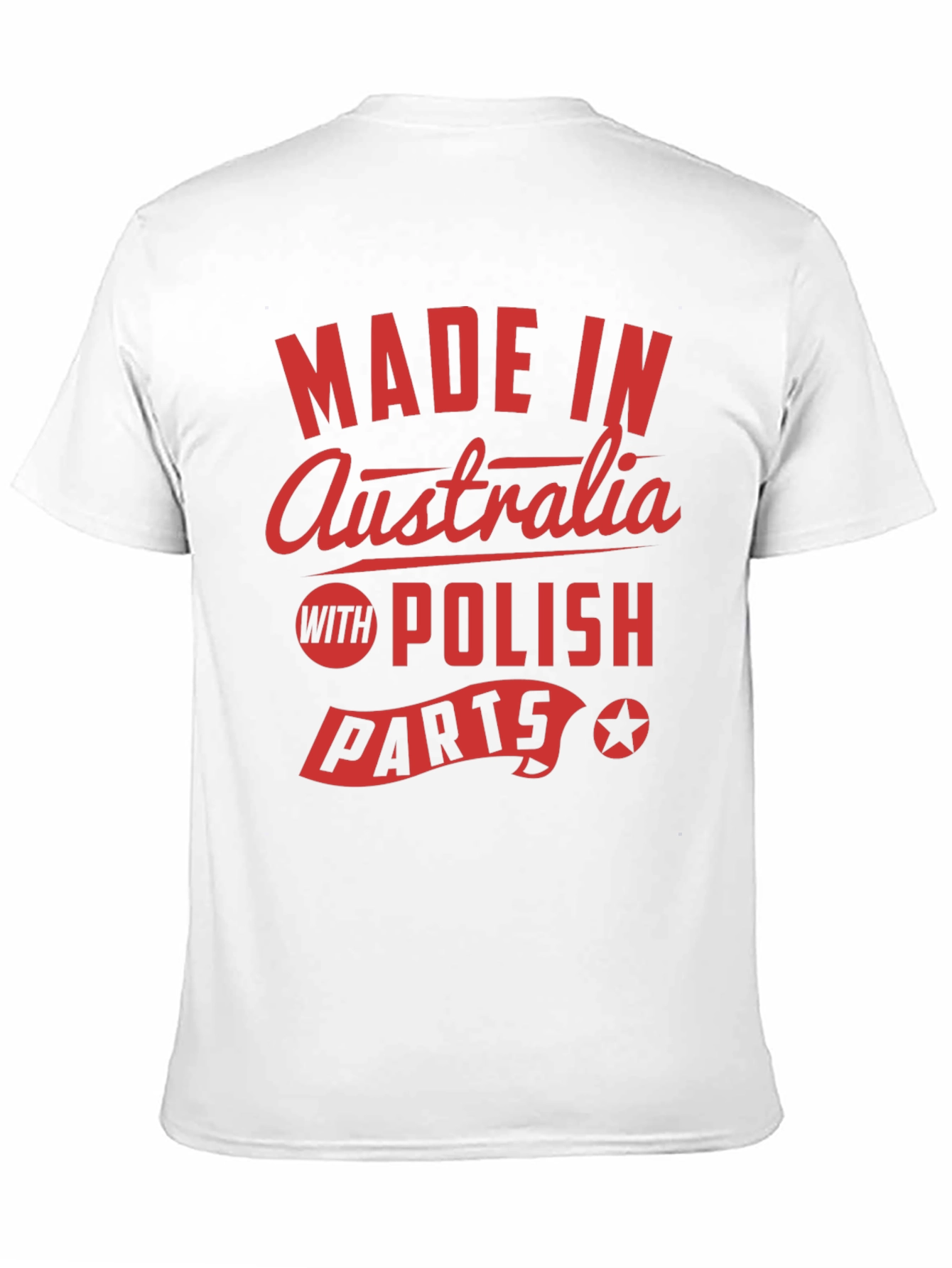 Black Made in Australia with Polish Parts T-Shirt view 11