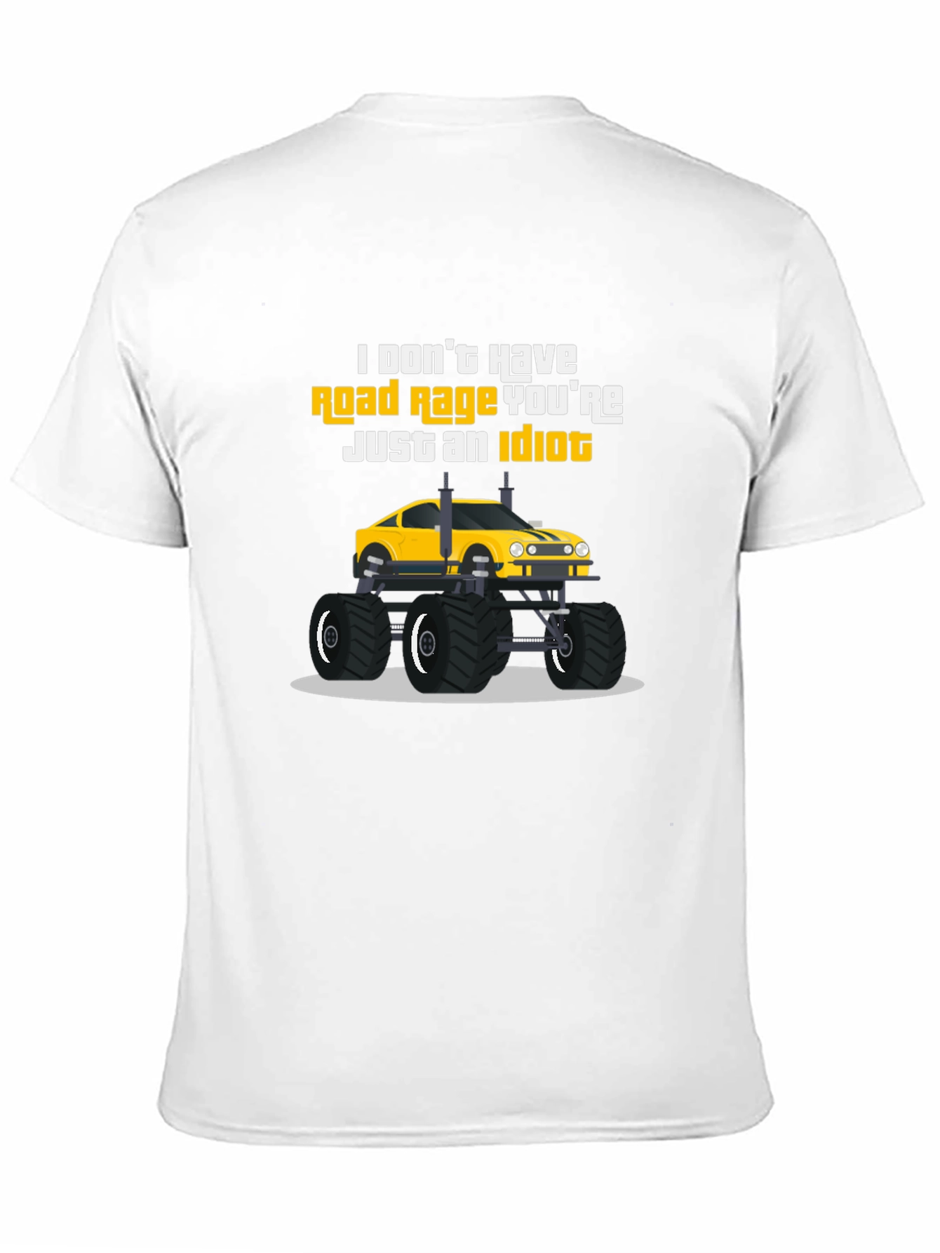 Black Road Rage Monster Truck T-Shirt view 11