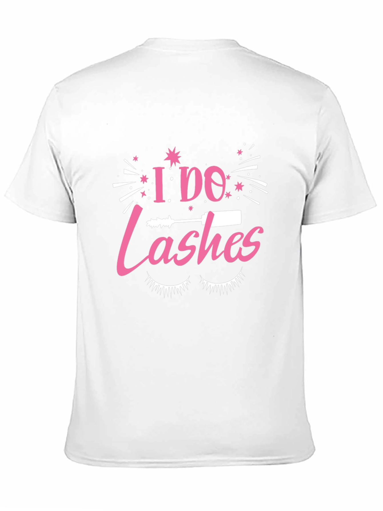 Black I Do Lashes T-Shirt - Eyelash Tech Apparel view 11