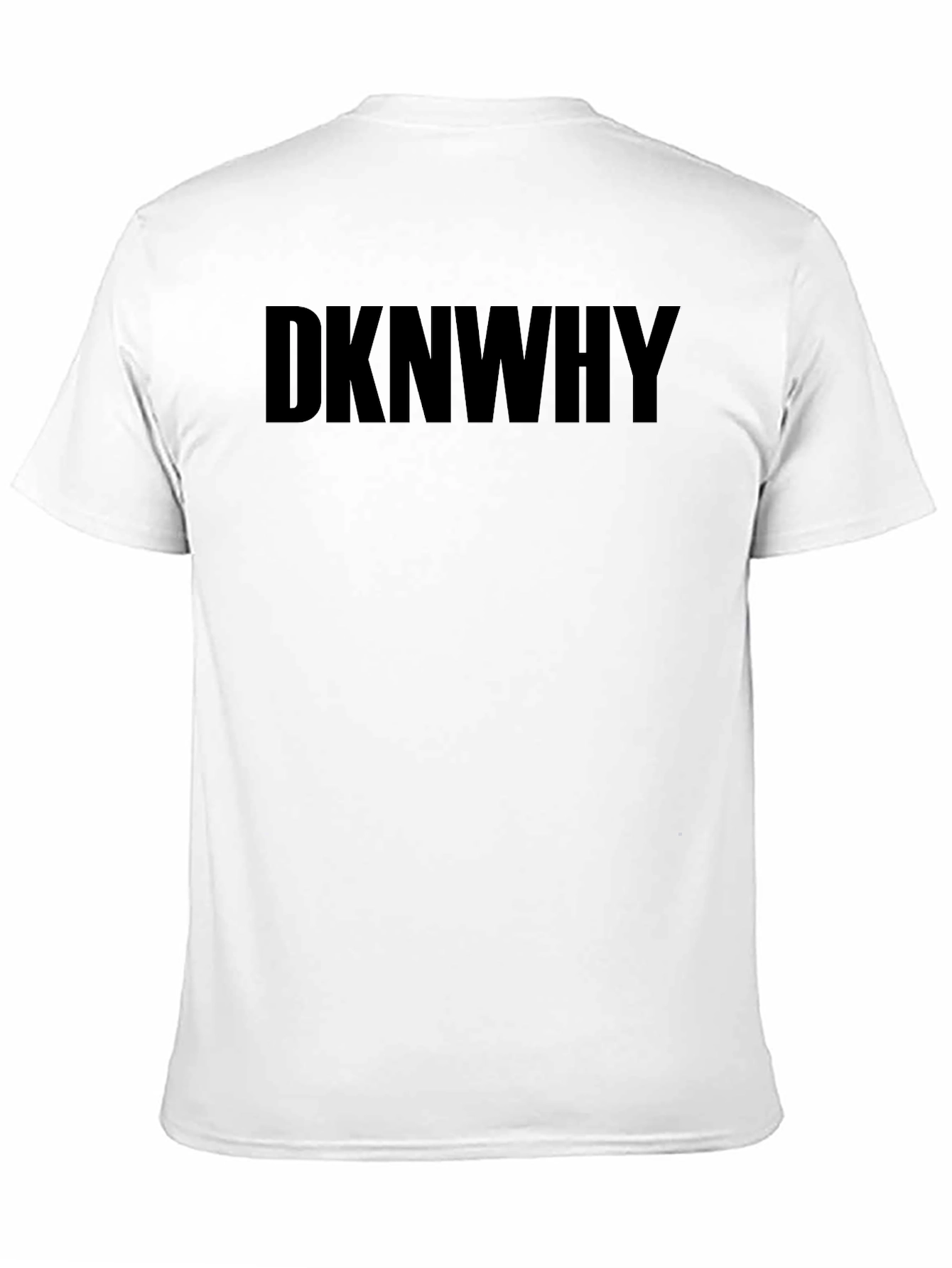 Black DKNWHY Black Graphic Tee - Men's Stylish Casual T-Shirt view 11