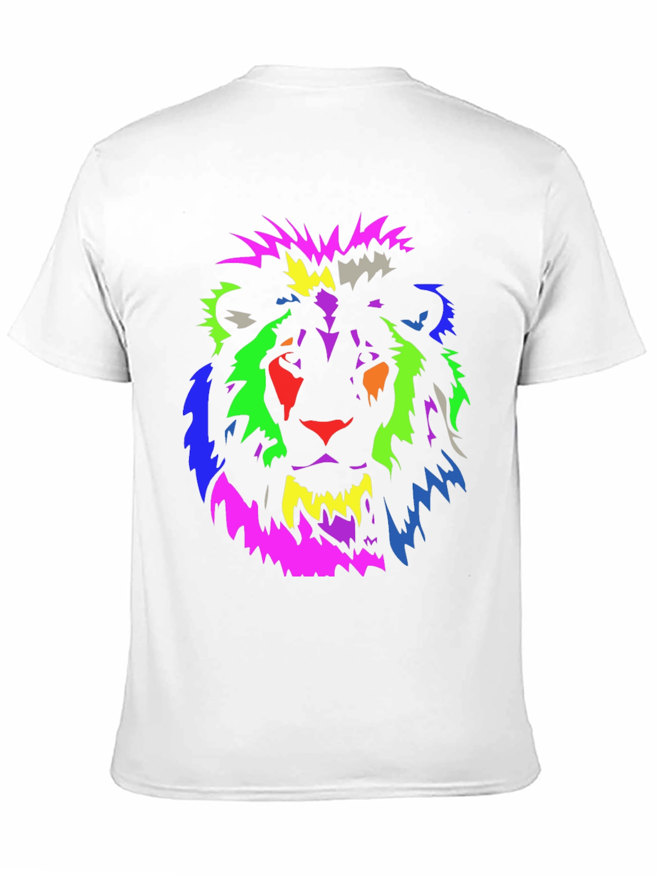 Black Lion Graphic Tee - Bold & Vibrant Design view 11