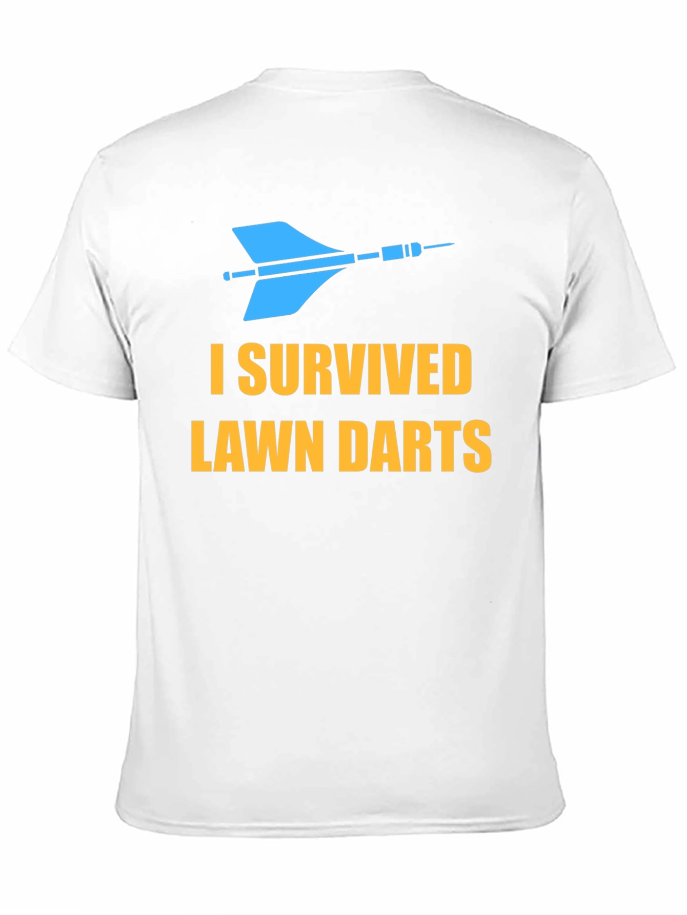 Black I Survived Lawn Darts Graphic Tee view 11