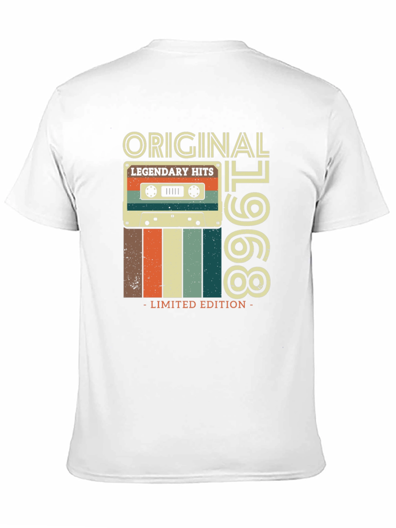 Black Original 1968 Legendary Hits Cassette T-Shirt view 11