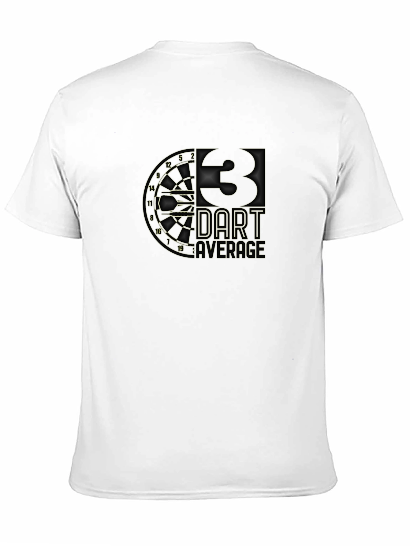 Black 3 Dart Average T-Shirt view 11