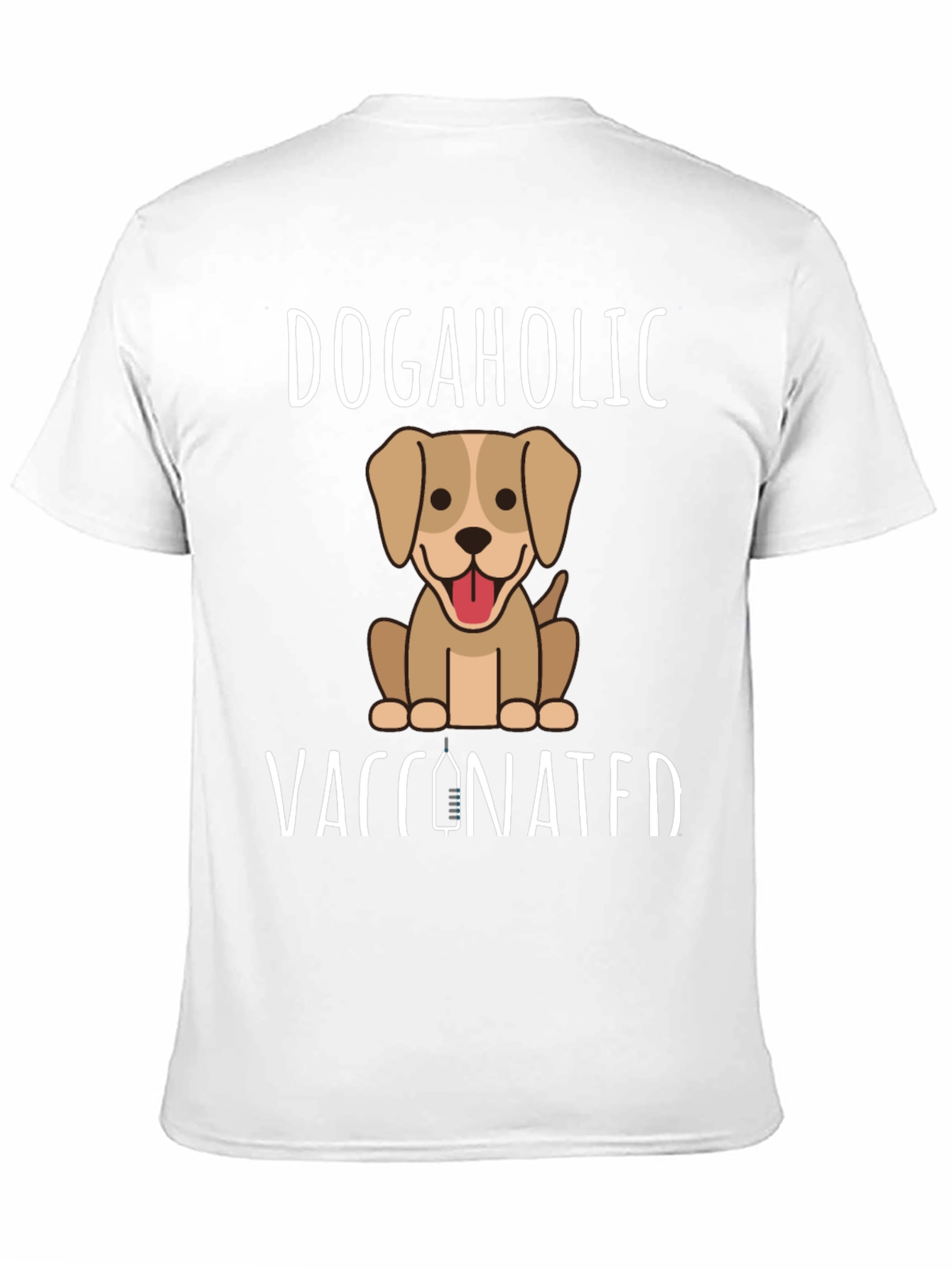 Dogaholic Vaccinated Graphic T-Shirt - 11